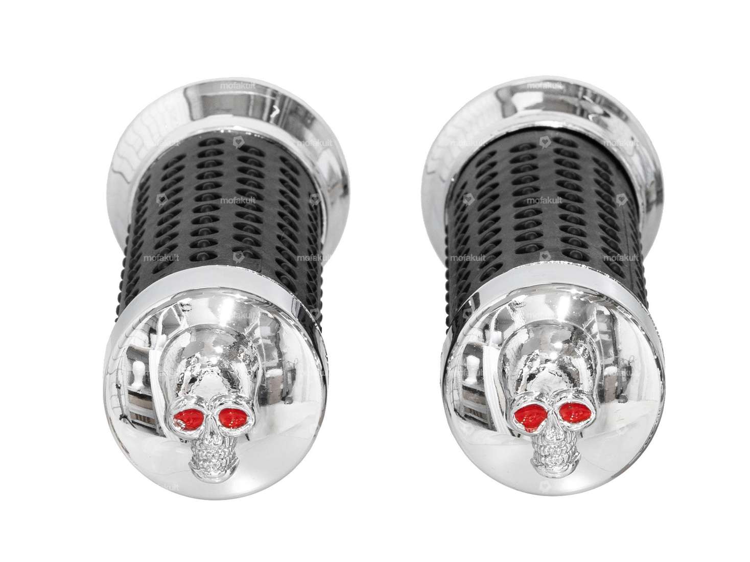 Manopole Cranio borchiato nero Carousel Image 2