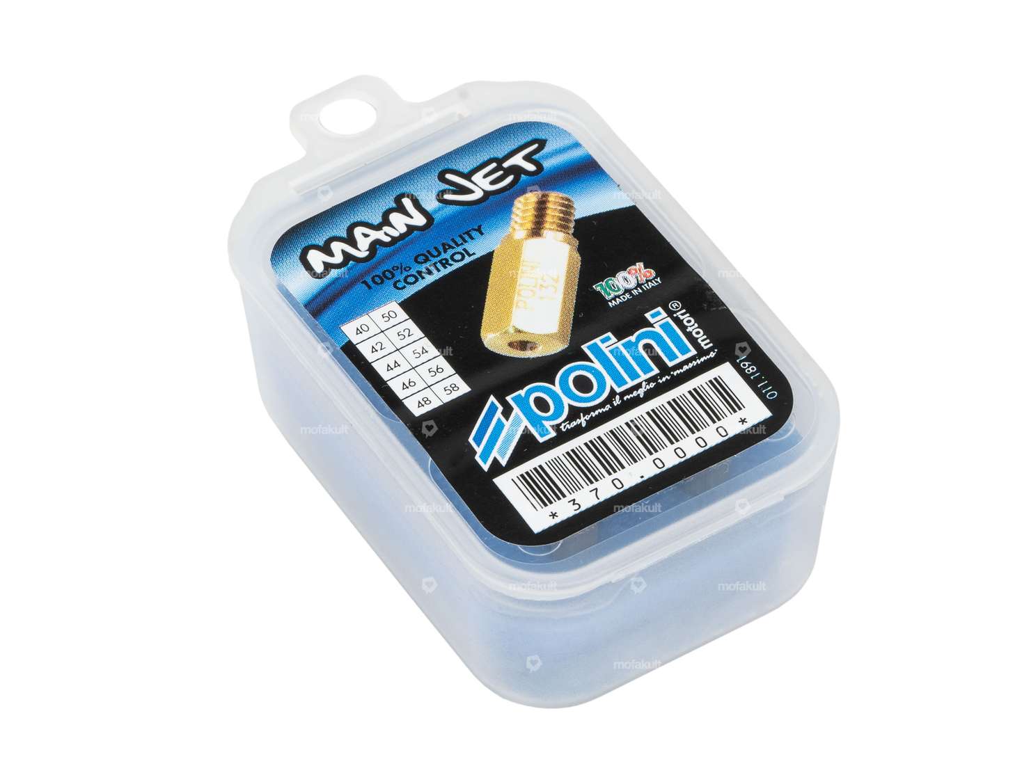 Polini nozzle set main nozzles (40 - 58) long version CP, Keihin, Koso, PWK Carousel Image 3