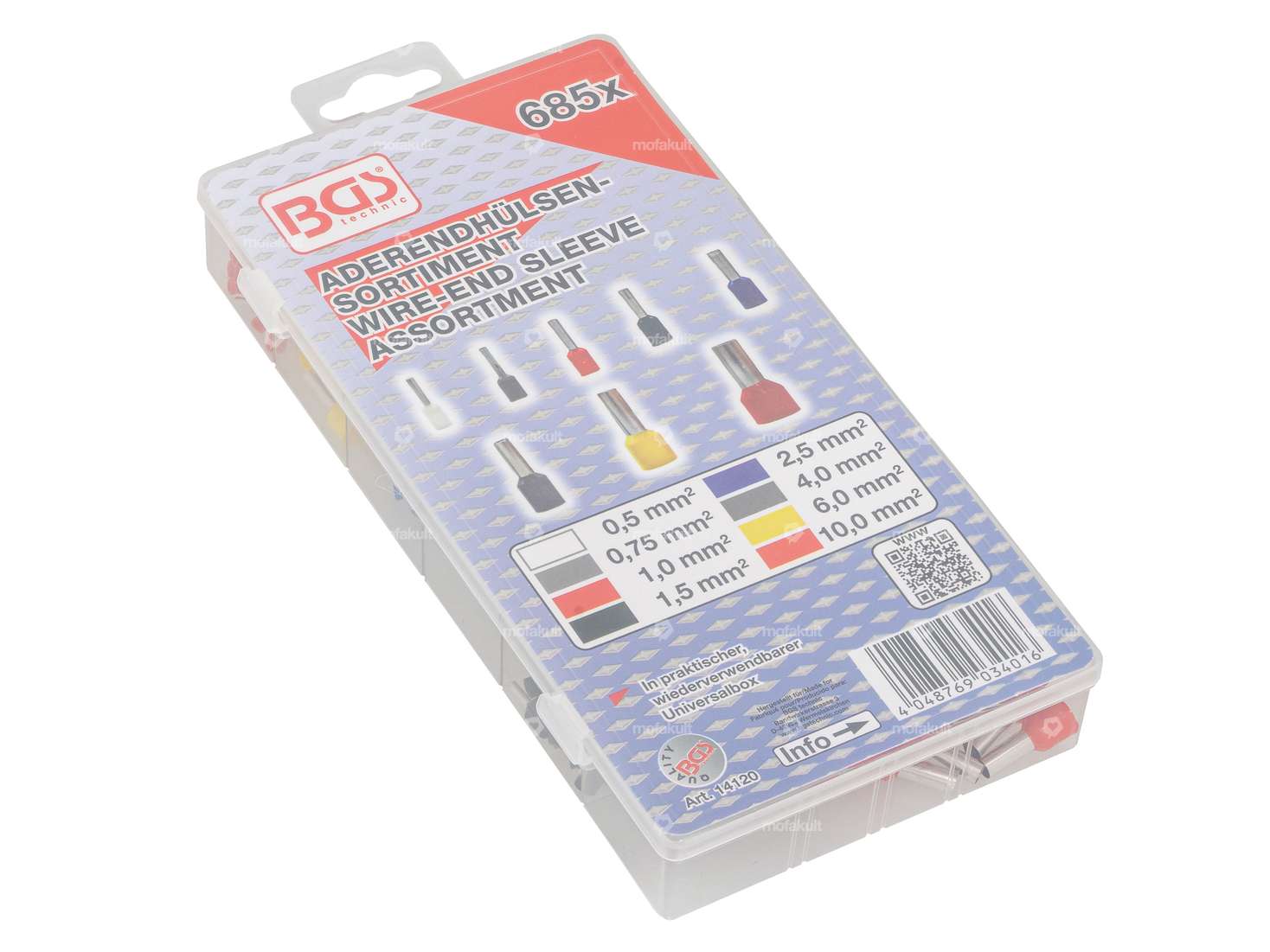 BGS Aderendhülsen-Set isoliert 685-tlg. Carousel Image 2