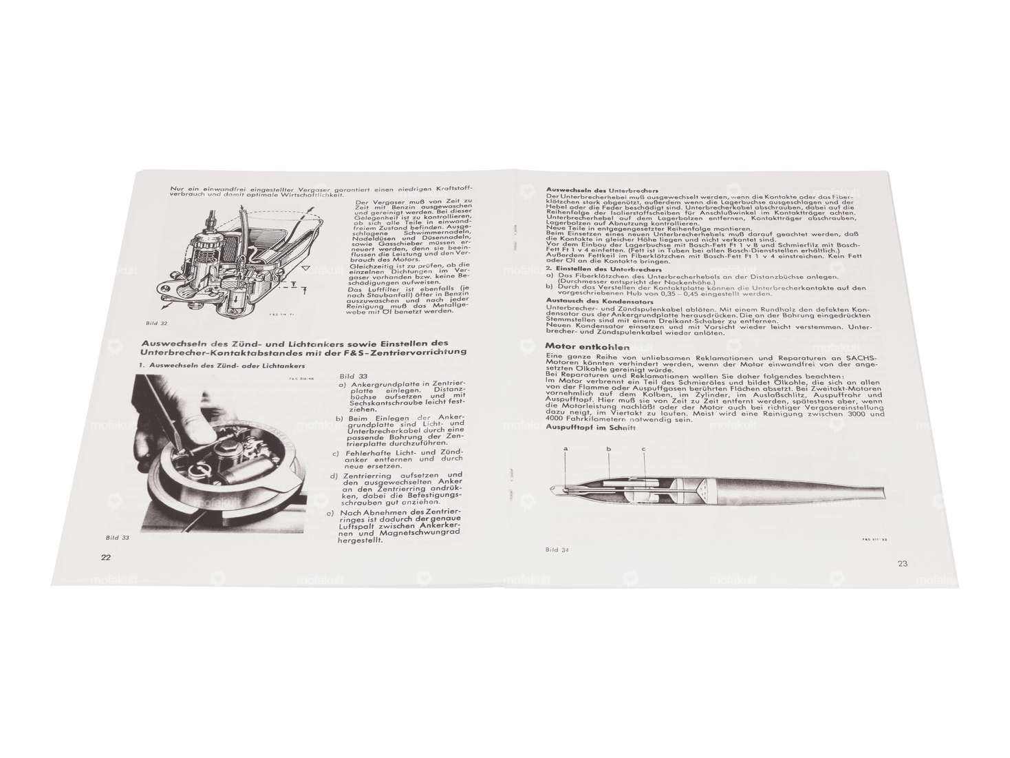 Istruzioni di riparazione Sachs 50 Saxonette (automatico) Carousel Image 3