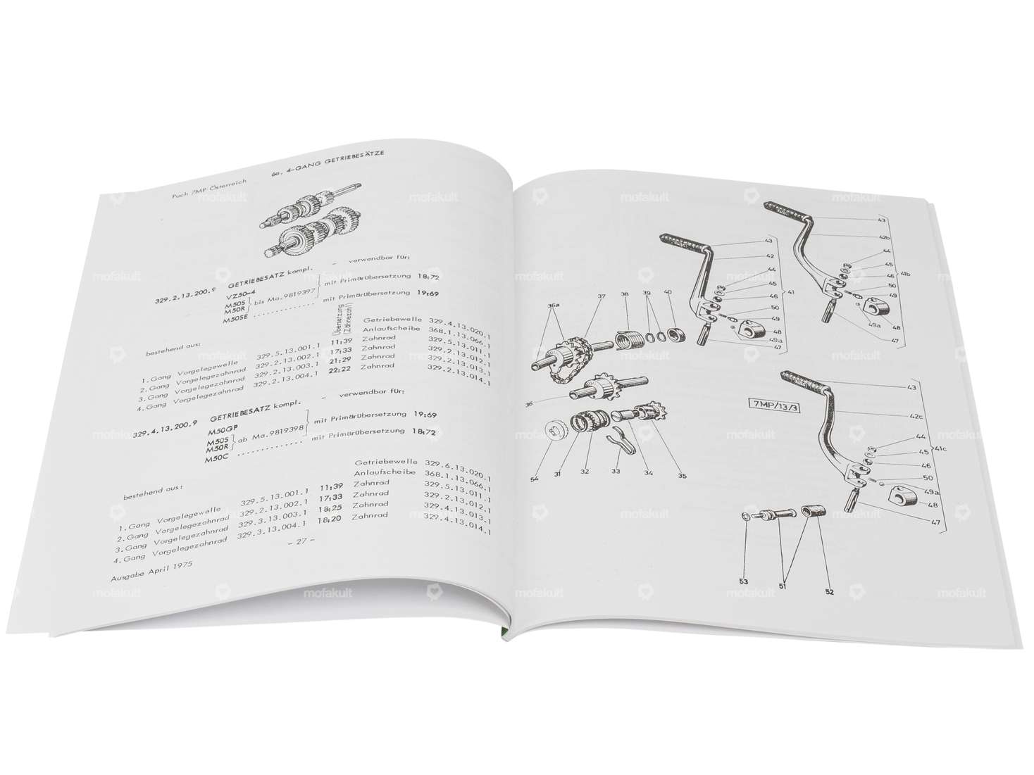 Spare parts catalog | Puch M50, VZ50 4-speed (AT) Carousel Image 3