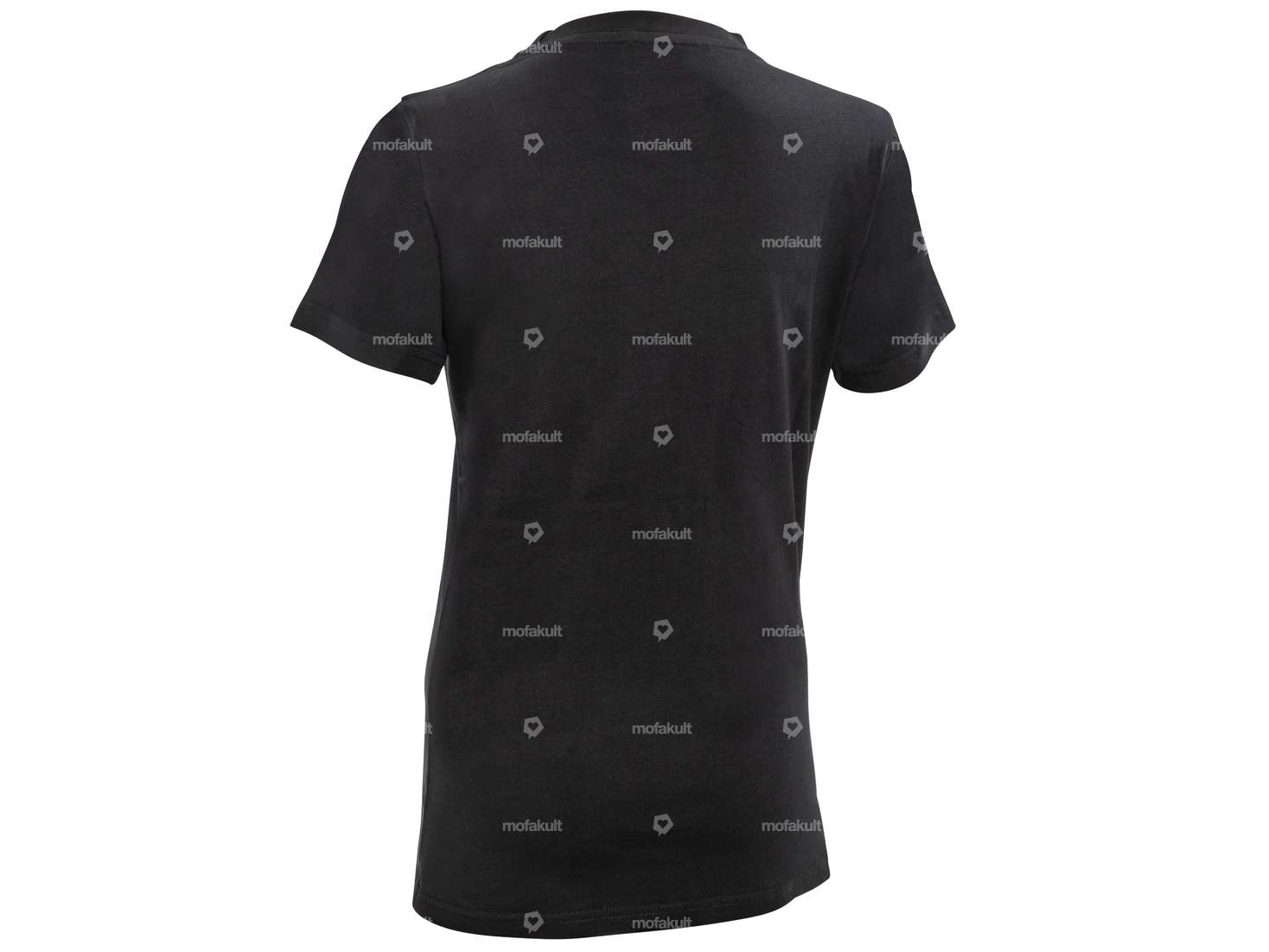 mk-Merch Maglietta "Cuore" (XS-XL) Donna Nero Carousel Image 2