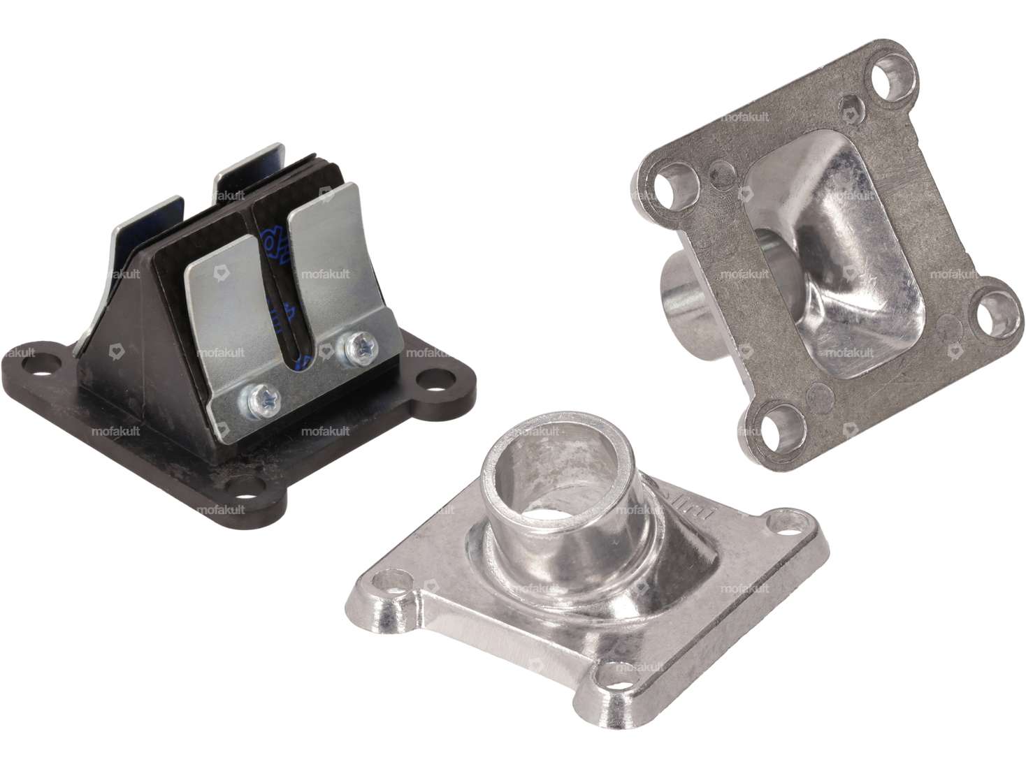 Polini Motorengehäuse 4-Klappen Membran | Peugeot 103, 104, 105, GL 10 Carousel Image 5