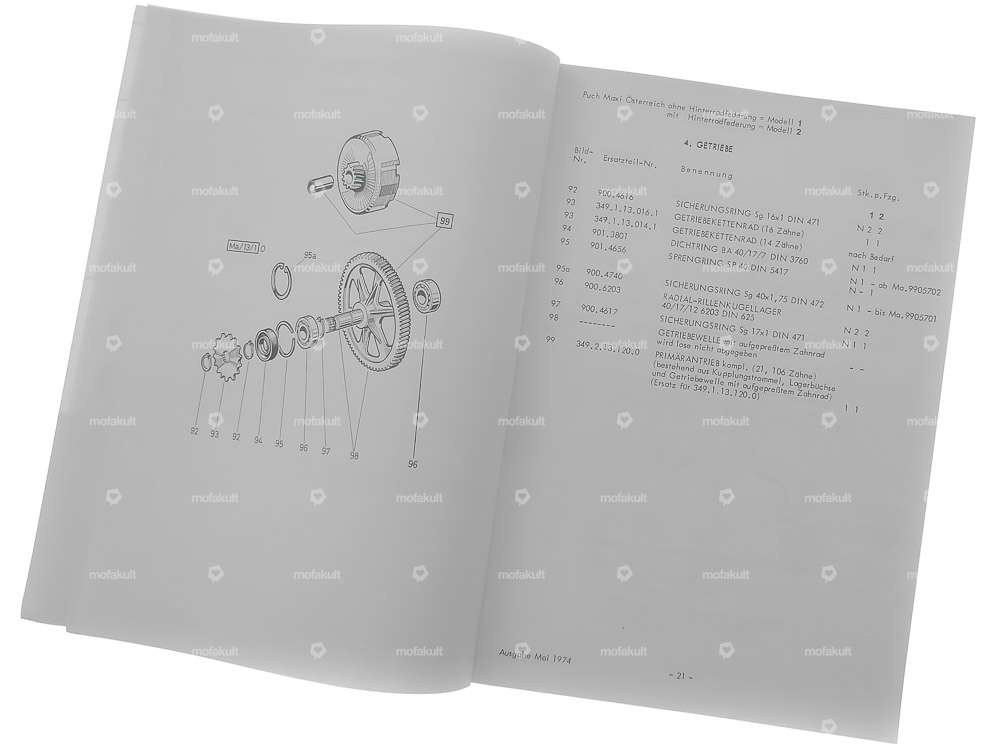 Ersatzteilkatalog | Puch Maxi S, N (AT) Carousel Image 4