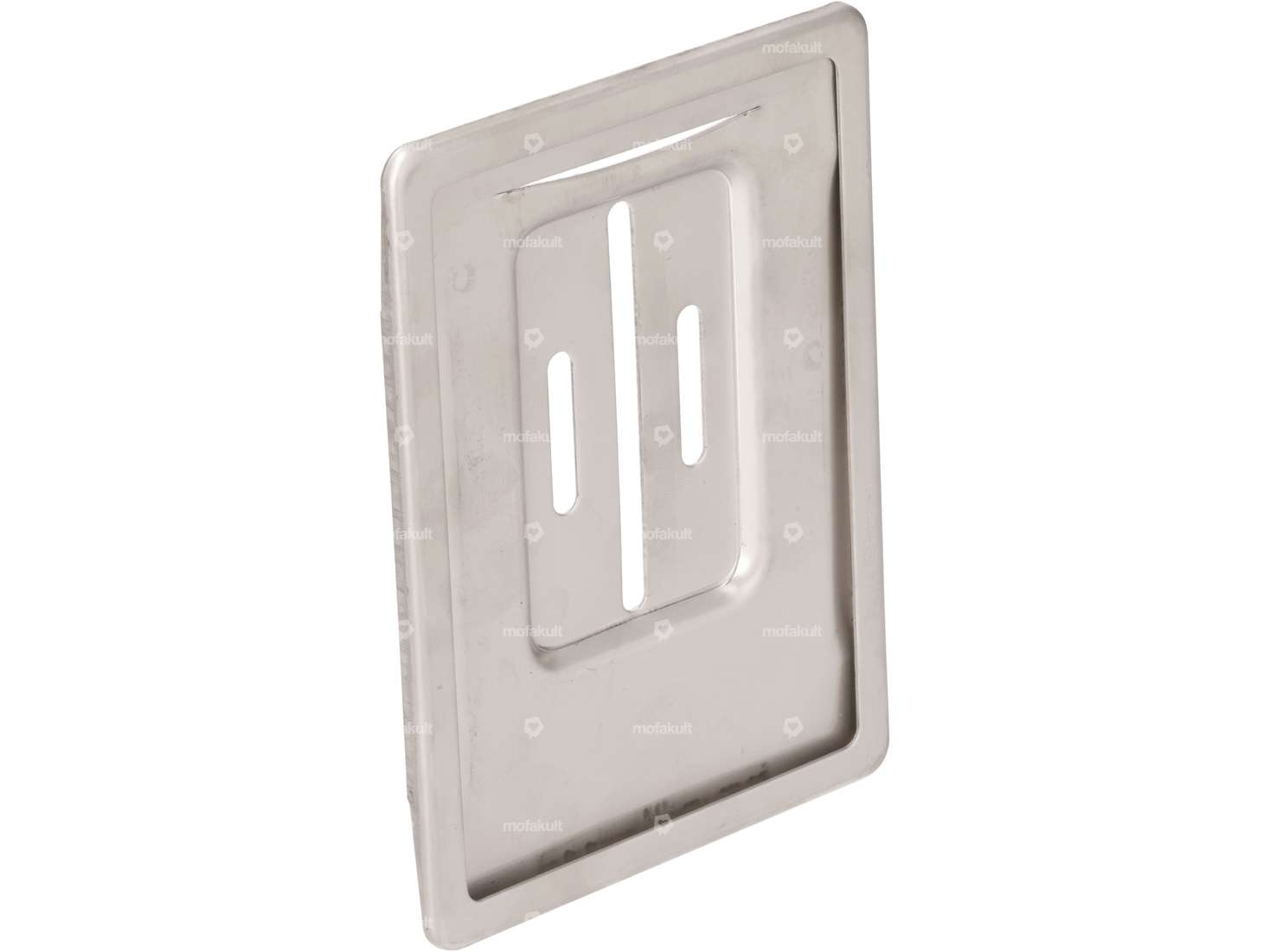 Portatarga (con cornice) Inox (versione CH) Carousel Image 1