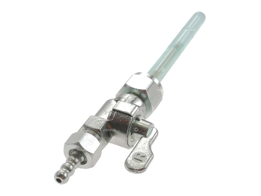Rubinetto per benzina GPO verticale M16x1 (con dado per raccordo) in uscita dal basso Carousel Image 3
