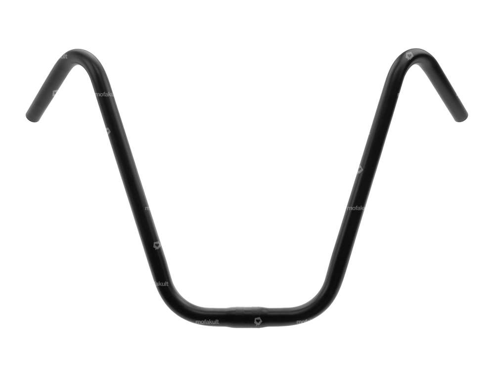 Manubrio Stem 38 cm Apehanger (manubrio a palo) nero Carousel Image 1