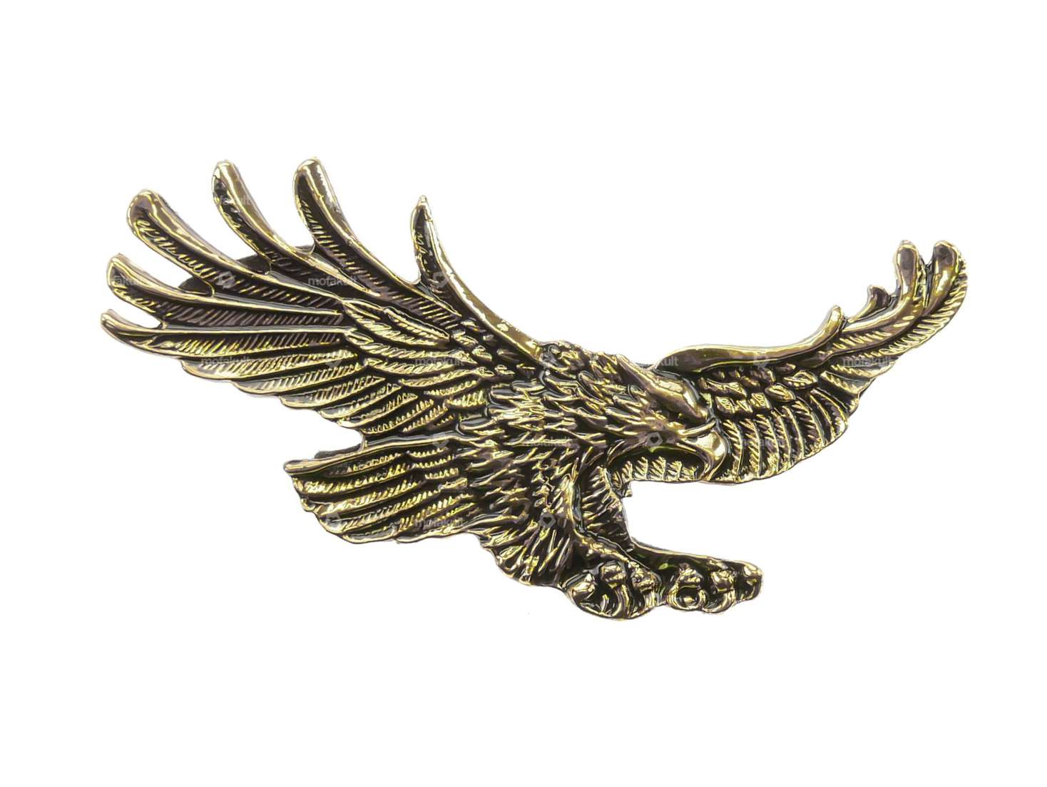 Emblema dell'aquila grande placcato oro (pellicola adesiva) Carousel Image 1