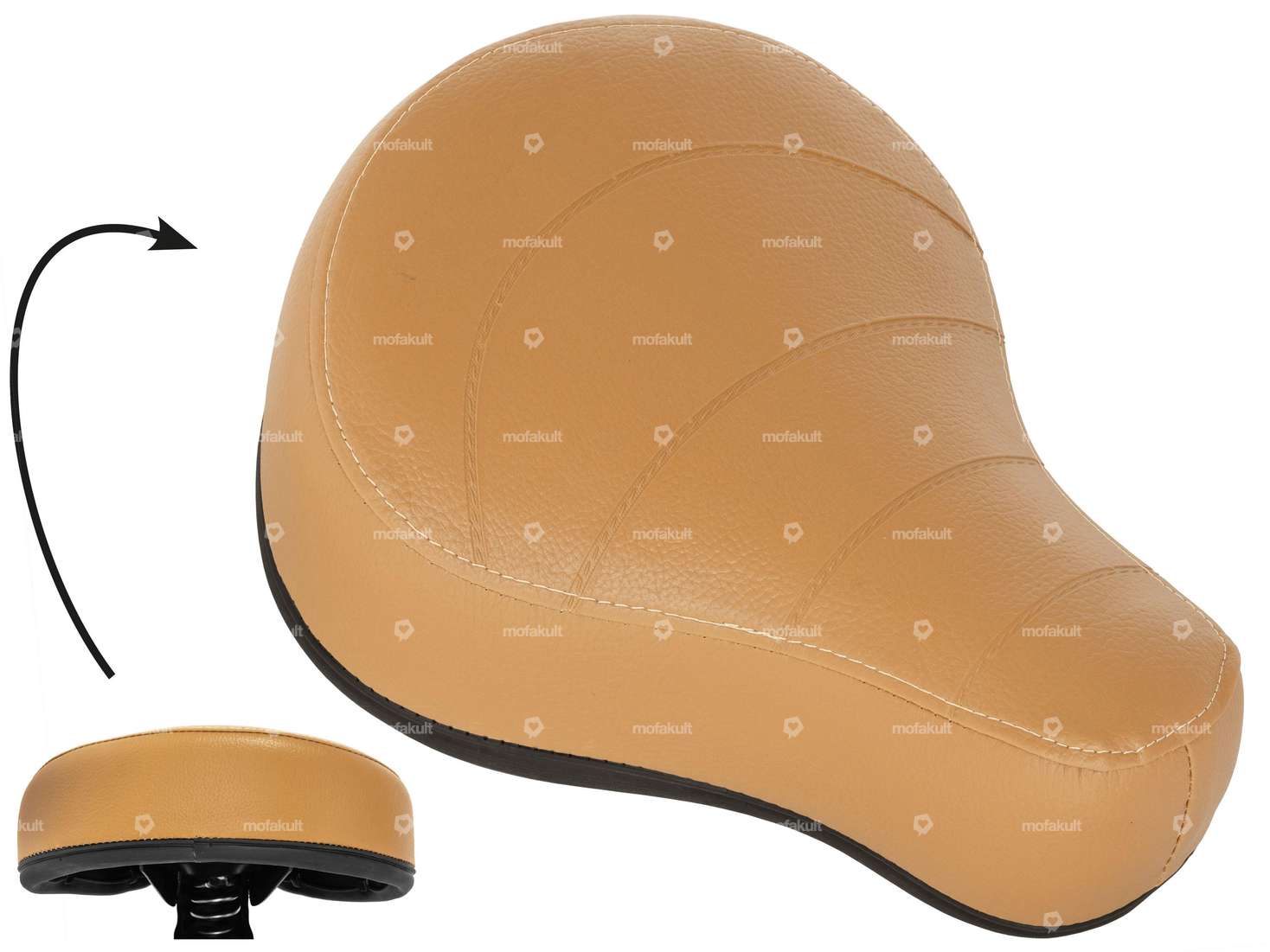 Sella bassa marrone Carousel Image 1