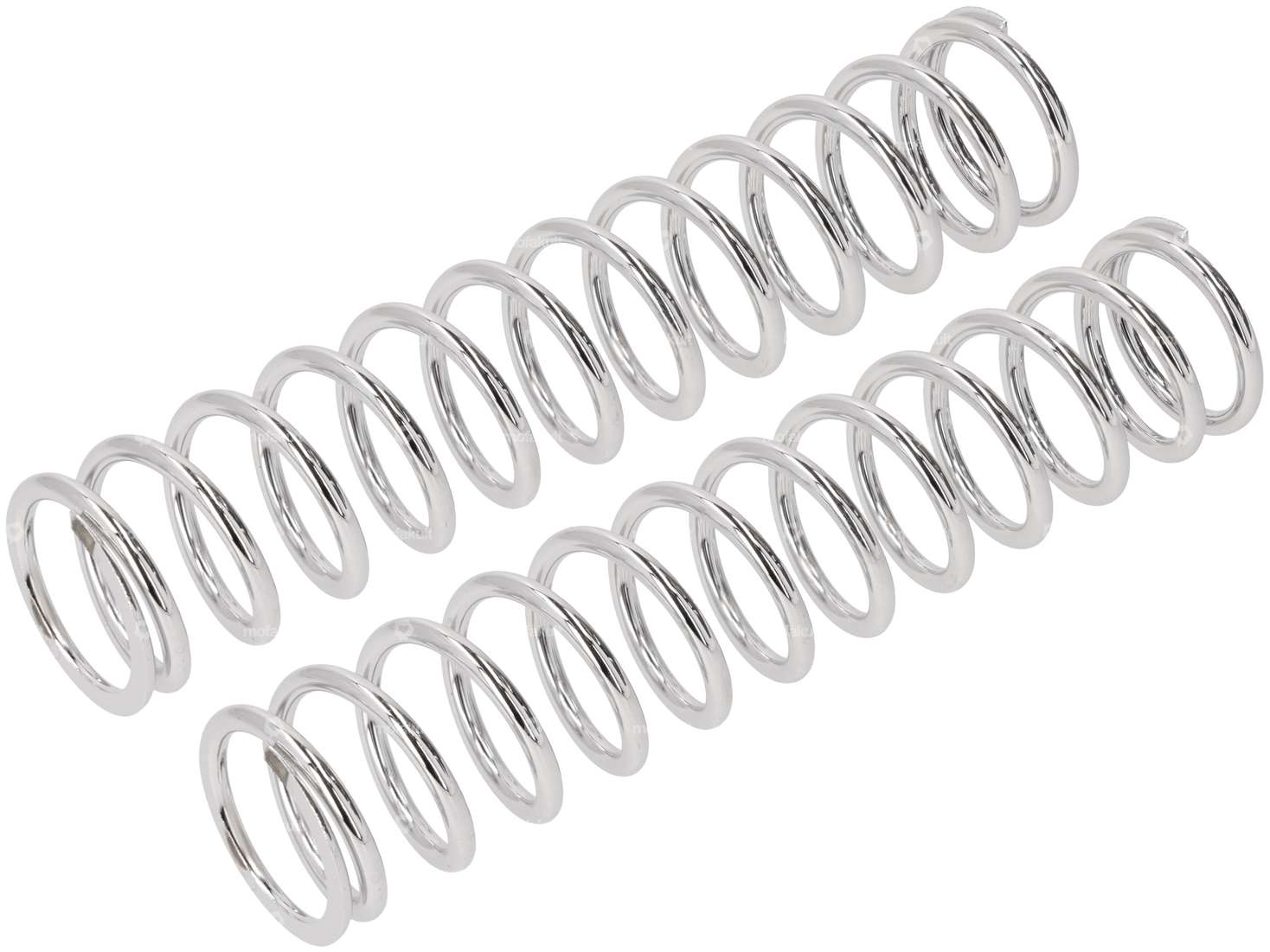 EBR Zierfeder (Paar) Gabel Ø 28 mm Chrom | Piaggio Ciao / Hercules / Alpa Carousel Image 1