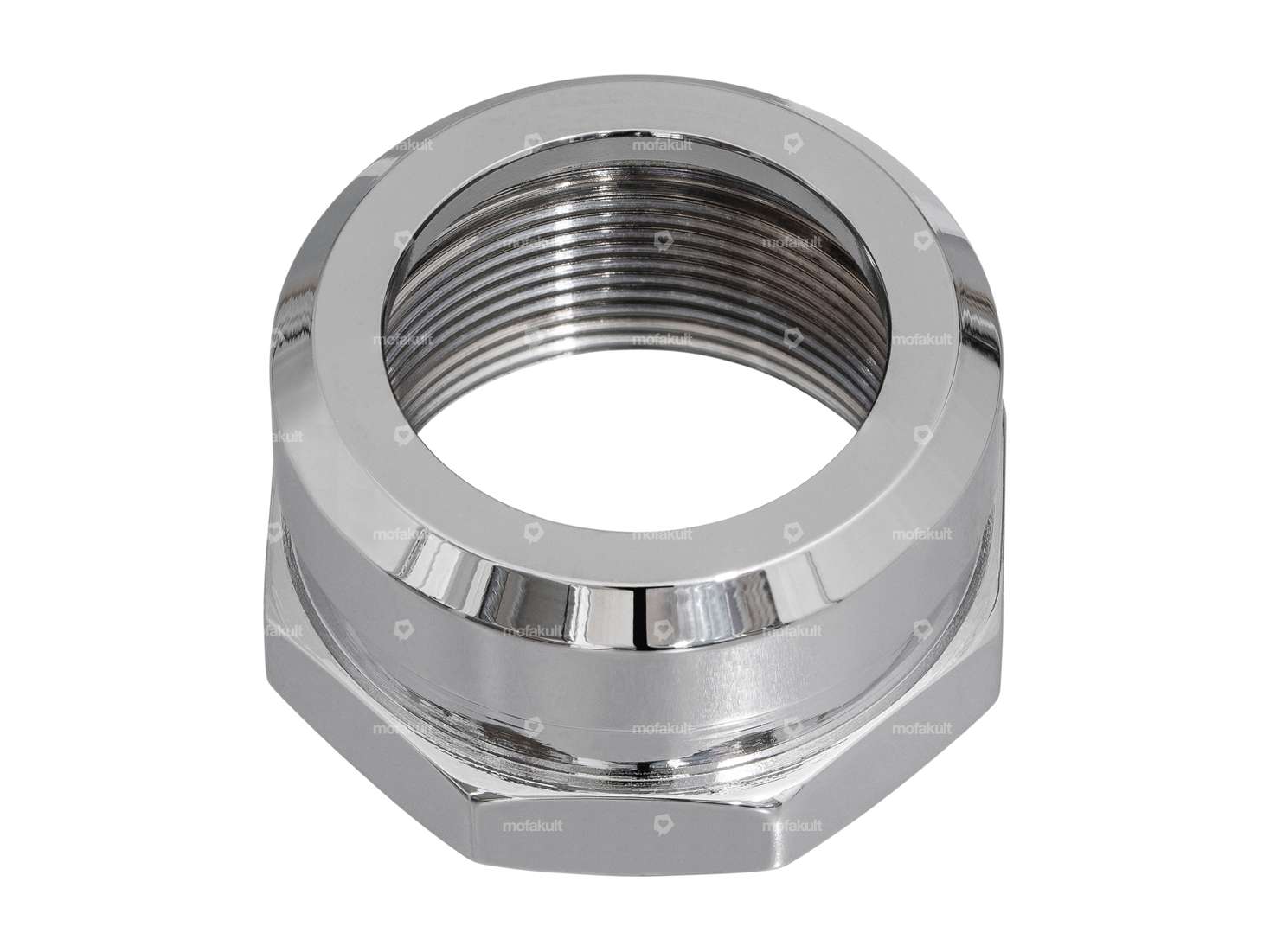 swiing® revival Gabelschaftmutter 1" / 24G offen Vorbau Chrom | Piaggio Ciao Carousel Image 1