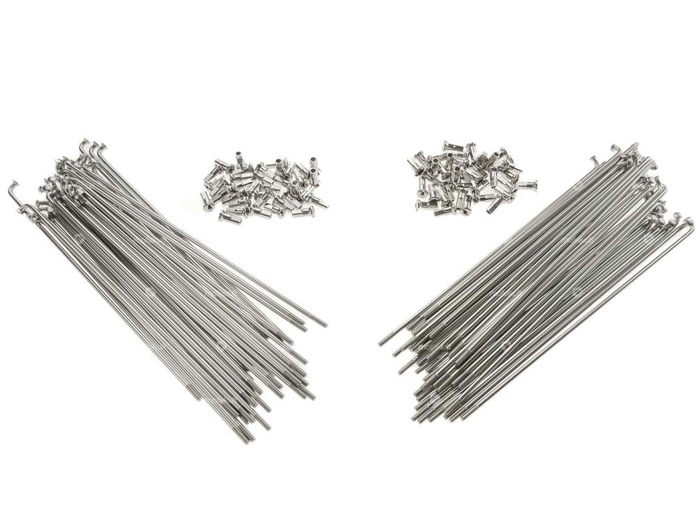 GPO 17" Speichen-Set inkl. Nippel (Rücktrittfelge HR90-Nabe) Inox Carousel Image 1