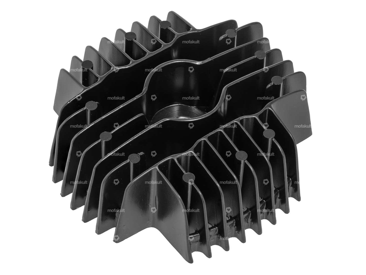 Testa cilindro GPO 38 mm modello Puch AT nuova versione nero Carousel Image 1