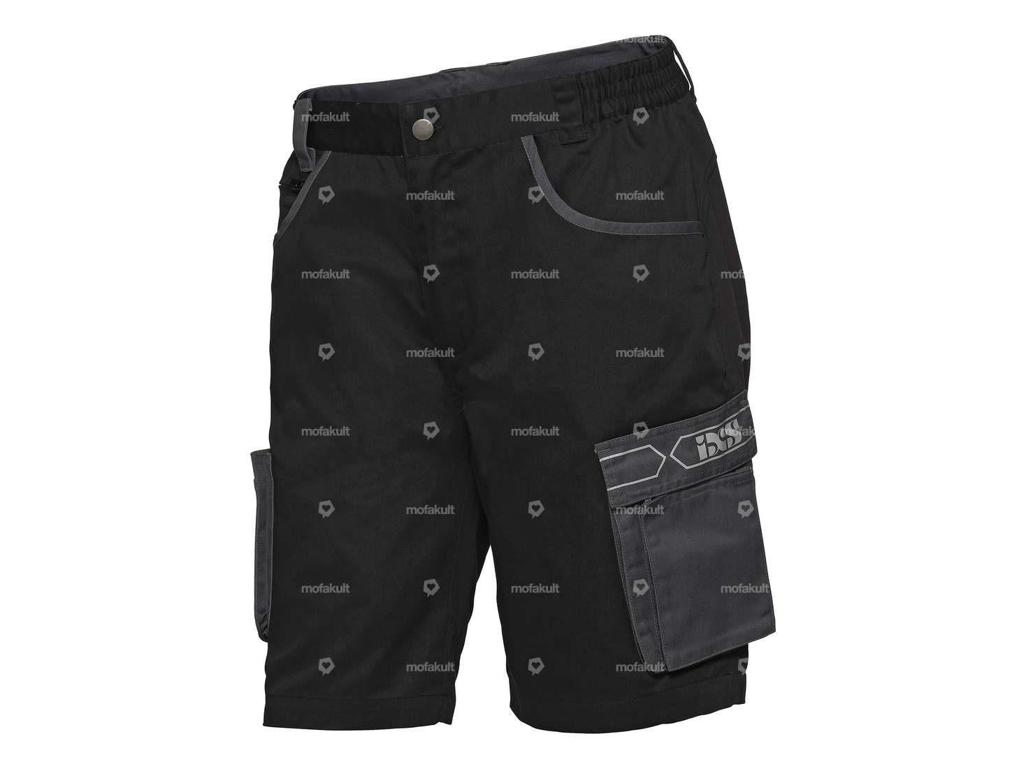 IXS work trousers short black/grey (S - XL) Carousel Image 1