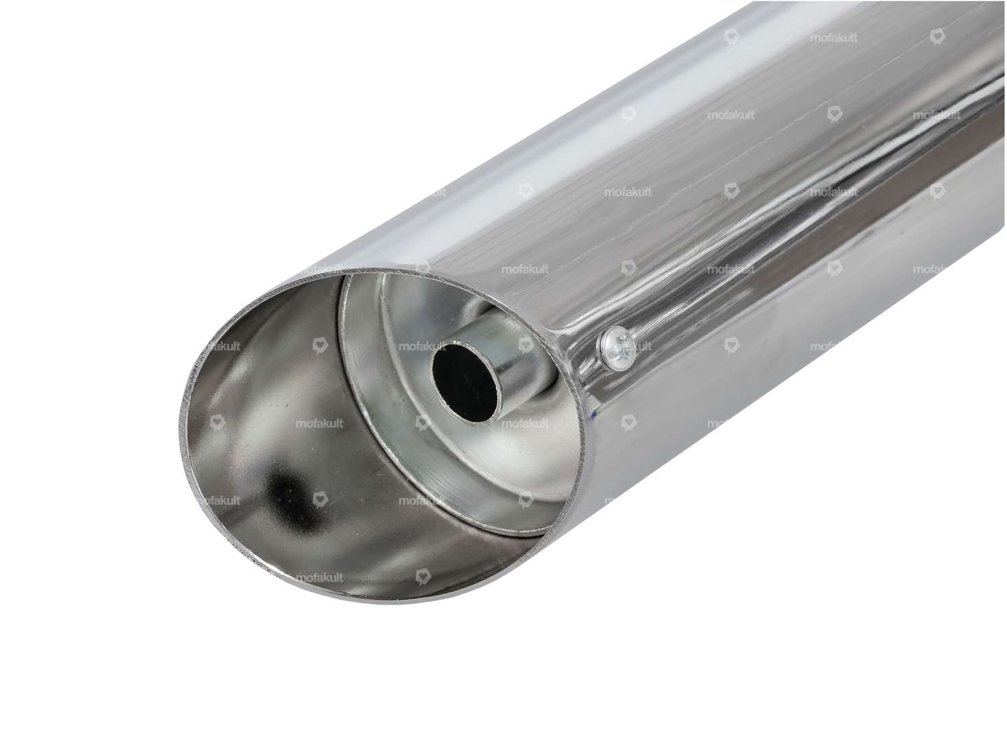 Boss di scarico Demper Ø 28 / 60 mm con capocorda cromato | Puch Carousel Image 5