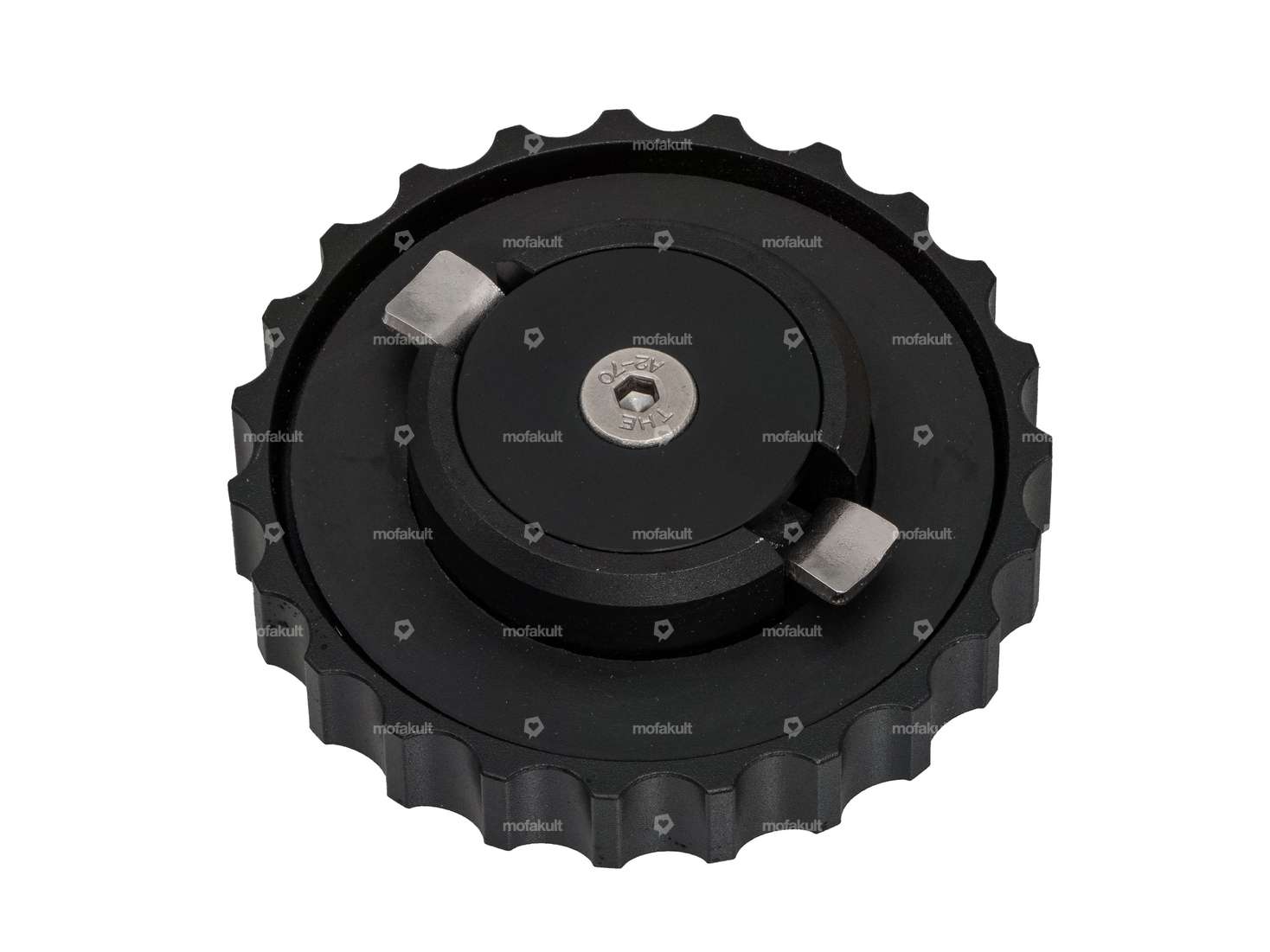 66HEROES tappo serbatoio carburante a baionetta 40 mm nero Carousel Image 2