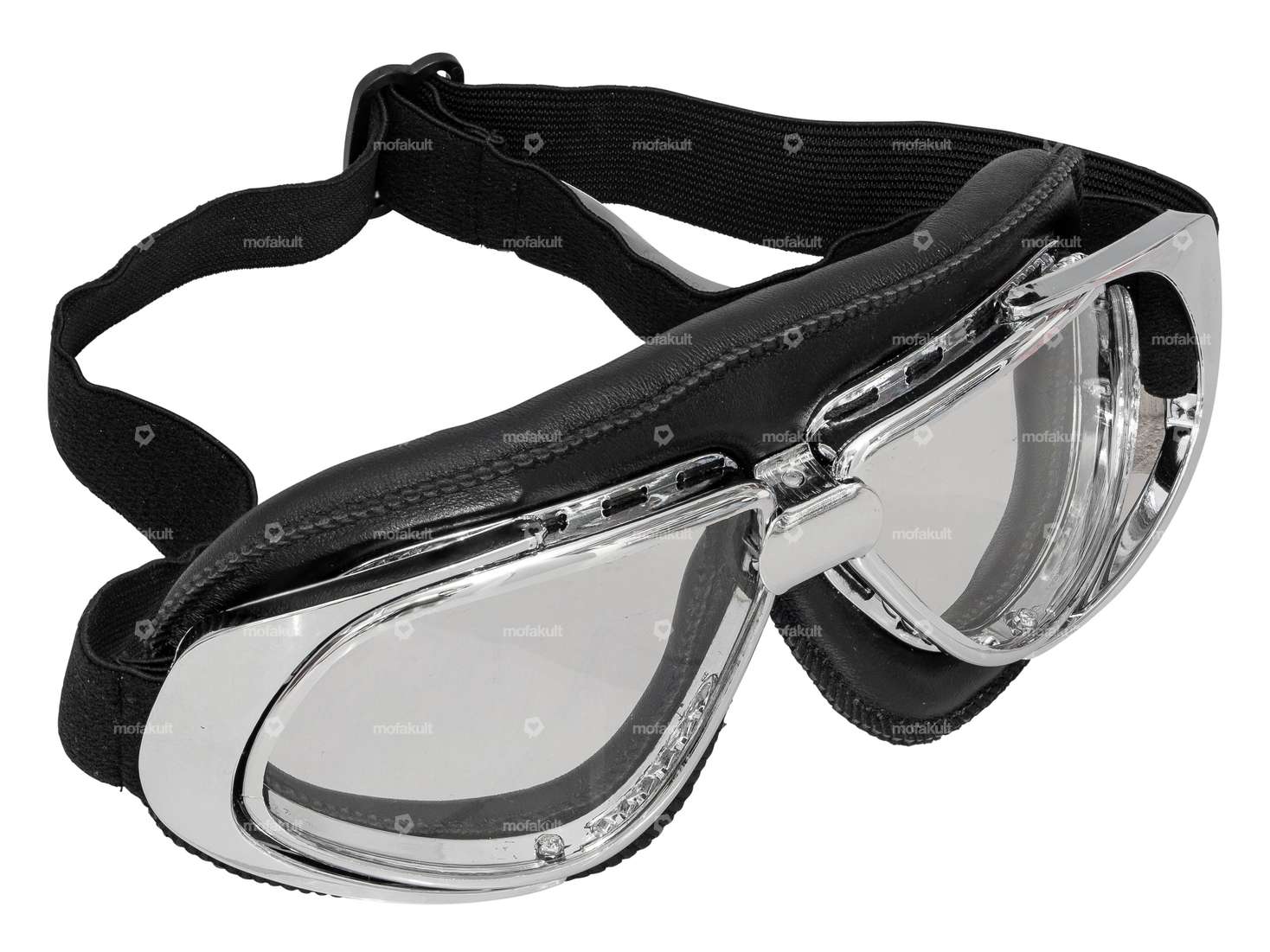 Fliegerbrille curved chrom Carousel Image 1