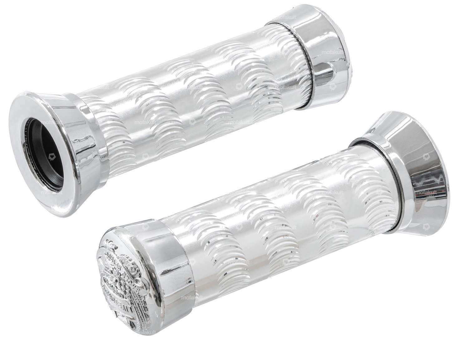 Maniglie Alluminio a spirale argento Carousel Image 1