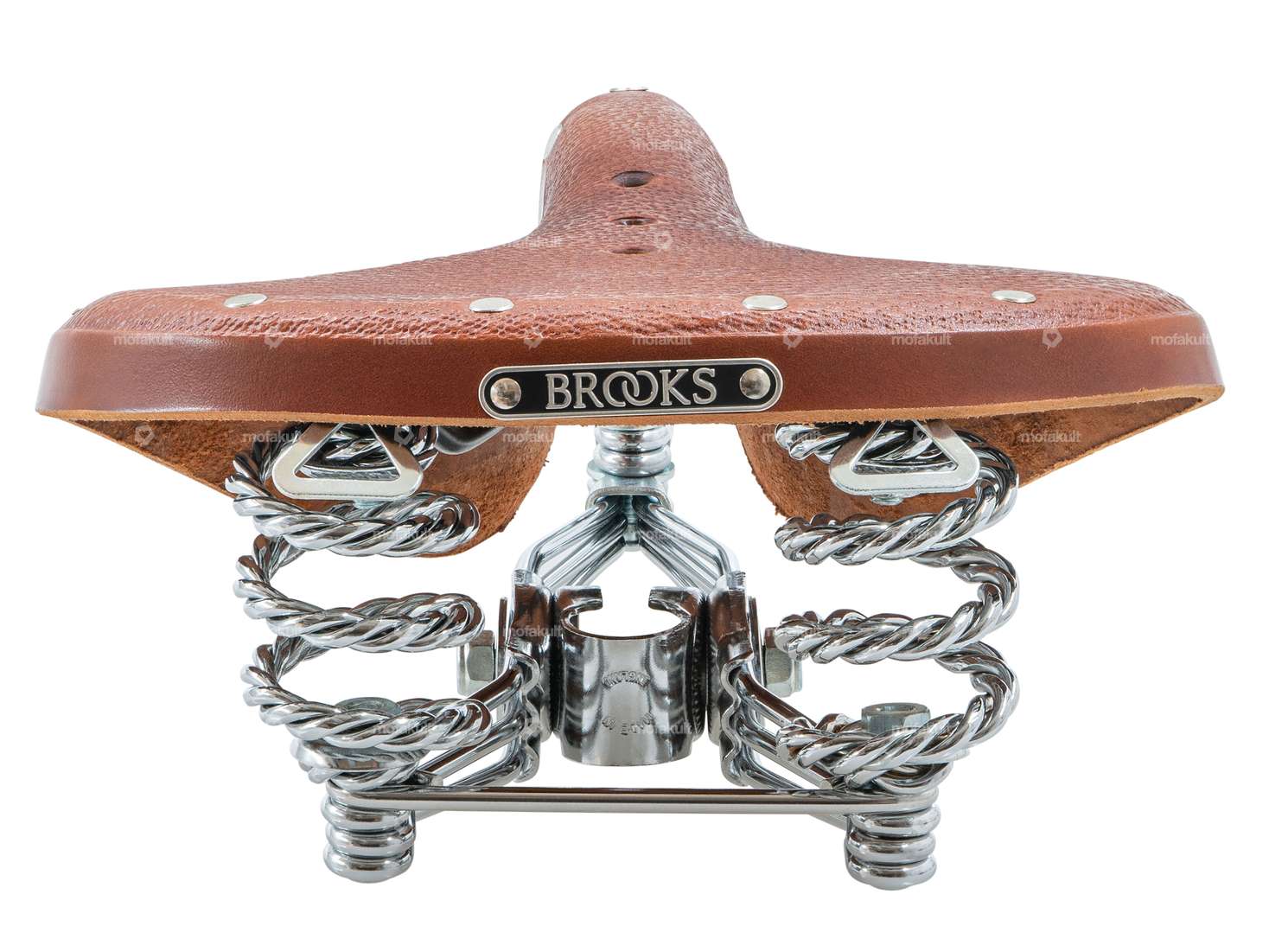 BROOKS Sattel «Vintage» Leder gefedert braun Carousel Image 2