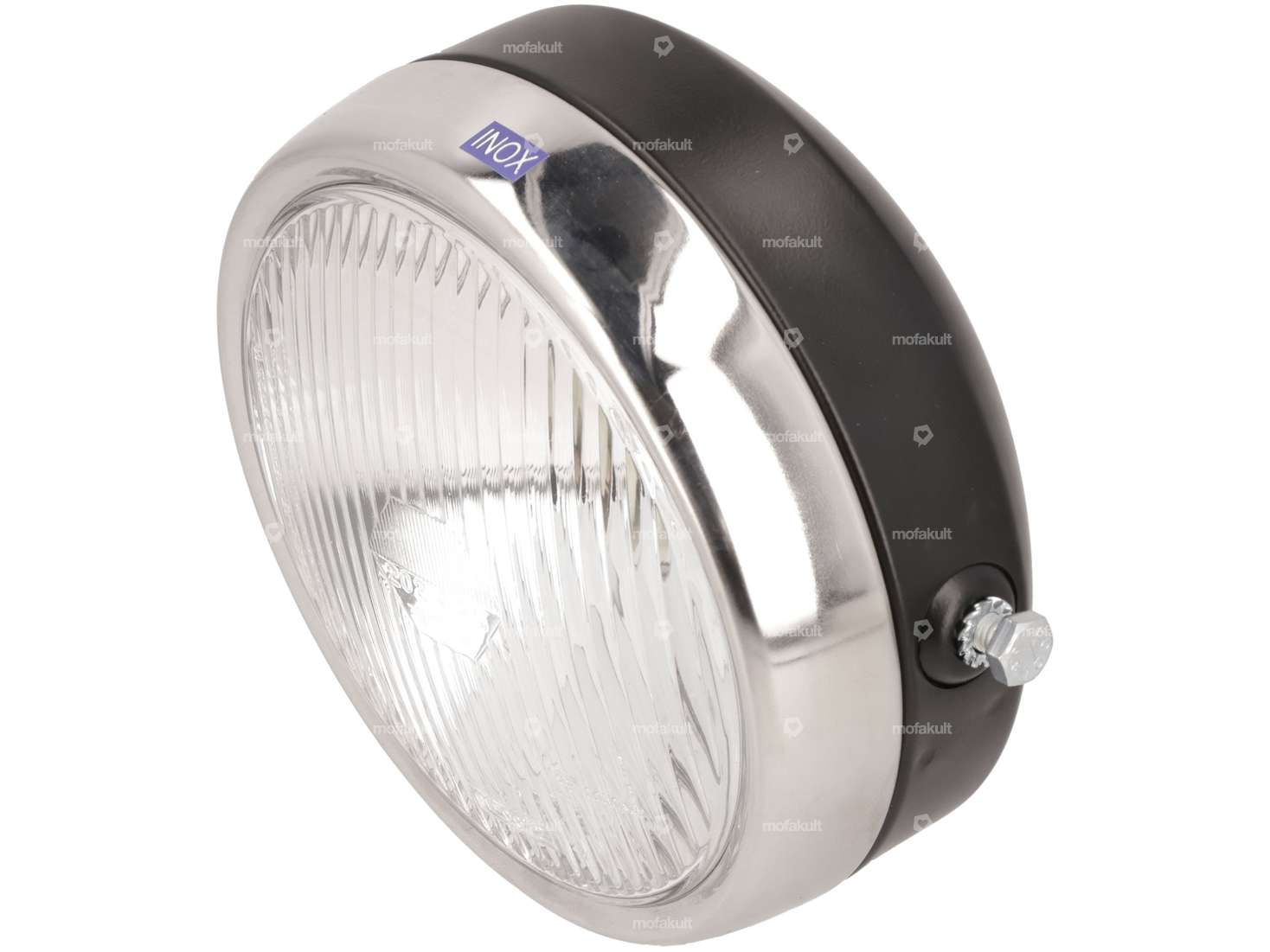 Faretto SIM rotondo Ø 14 cm Inox / nero Carousel Image 1