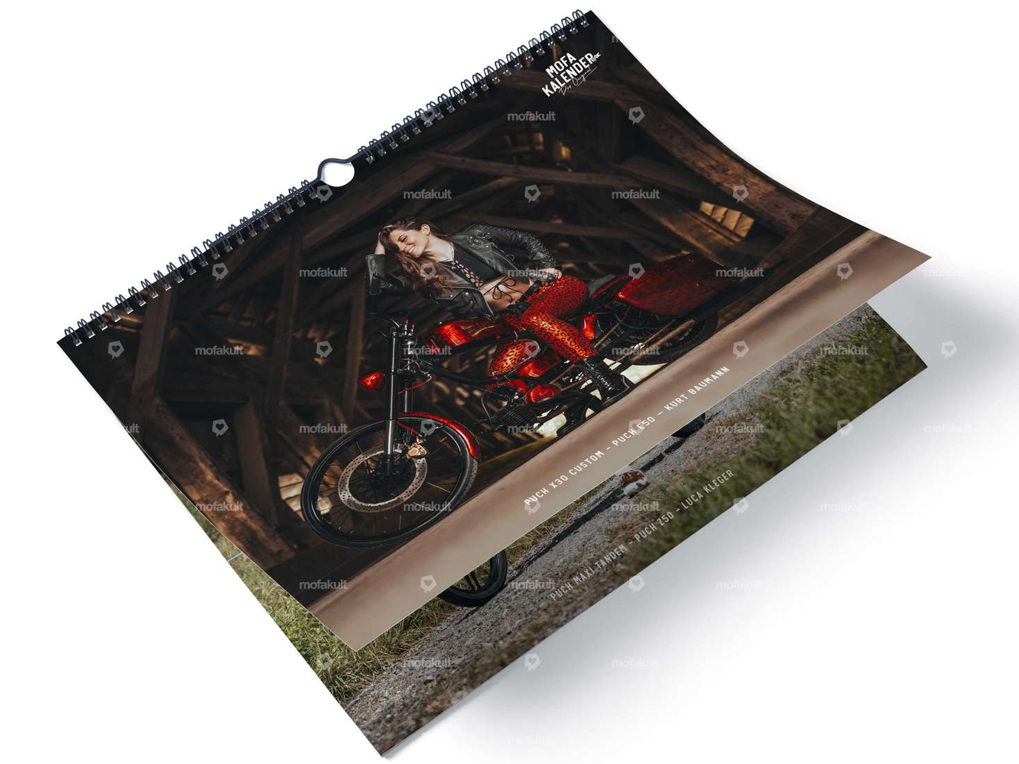 2025 Calendario dei ciclomotori "originali Carousel Image 3