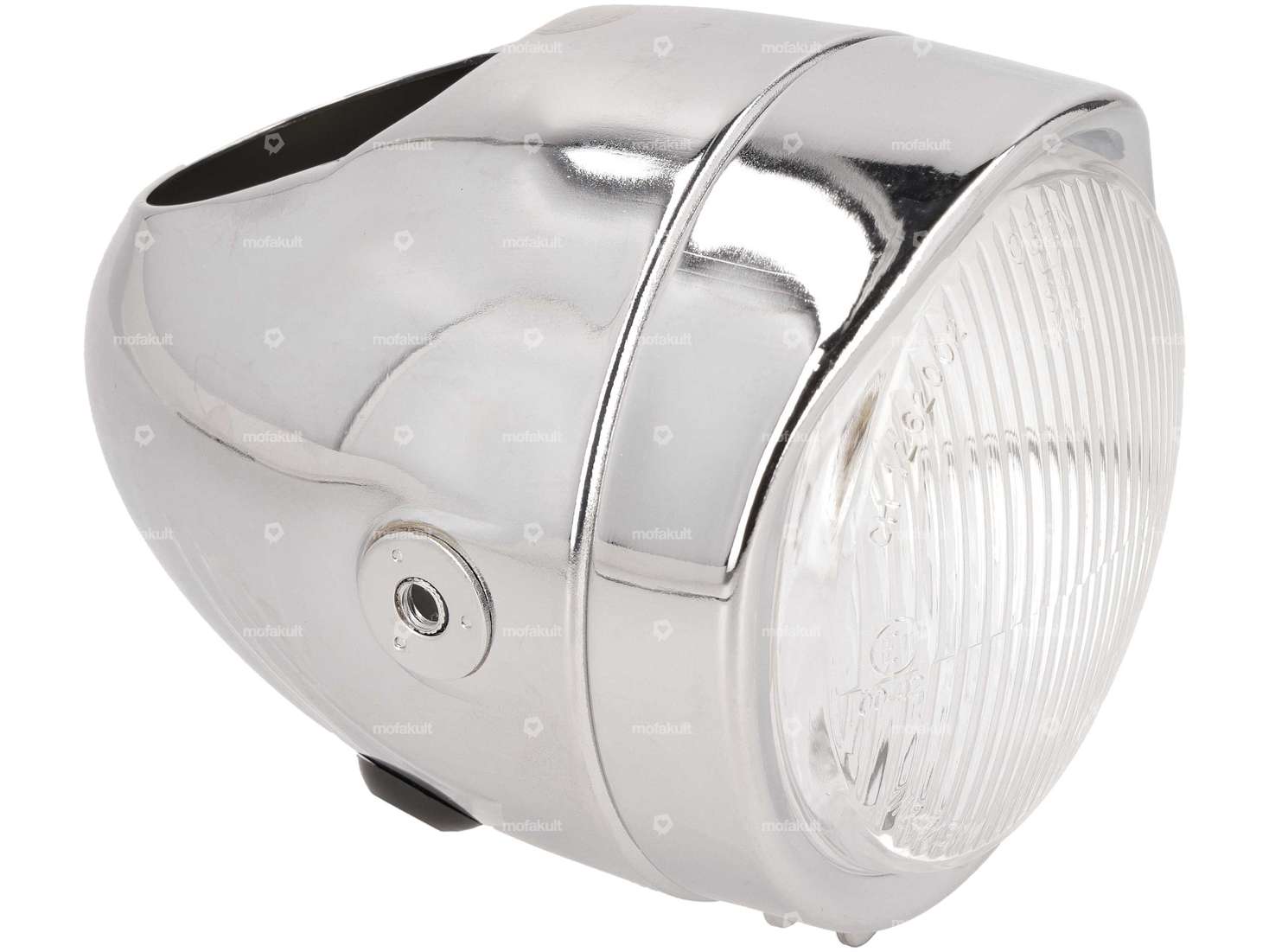 Eierlampe Ø 103 mm (seitliche Befestigung) Chrom Carousel Image 1