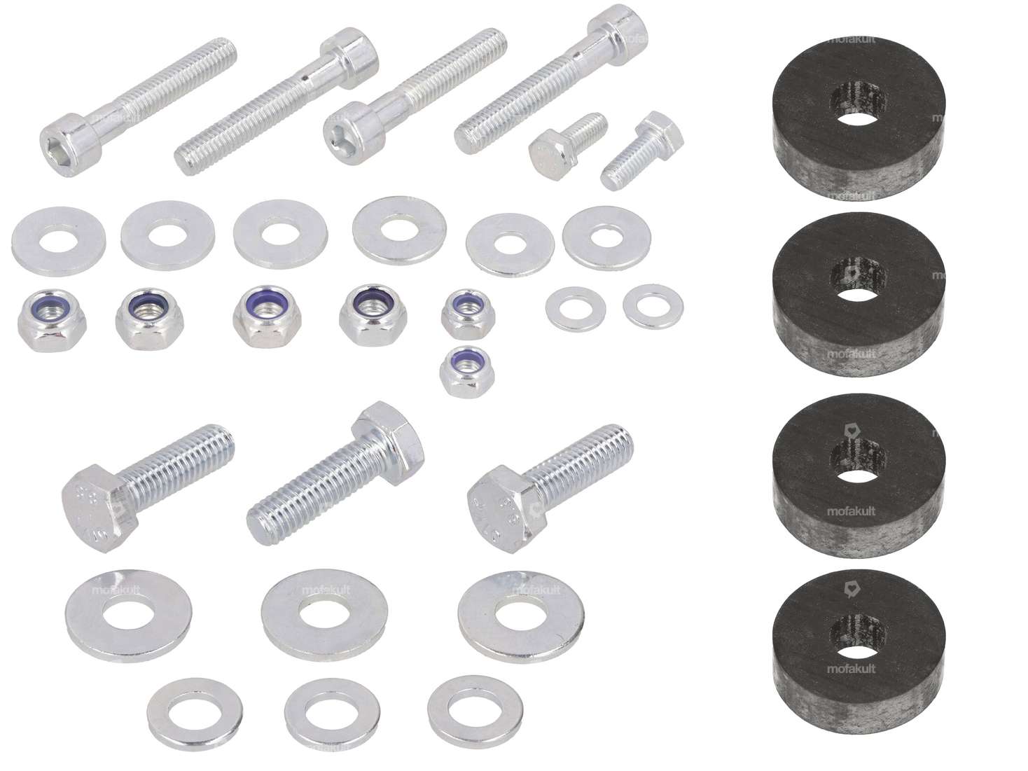 swiing® revival screw set parafango anteriore e posteriore zincato | Pony Cross 521 Carousel Image 1