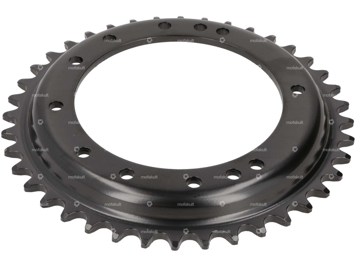 ESJOT sprocket 40 teeth (4/5/6 hole) Ø 98 mm cranked black Carousel Image 3