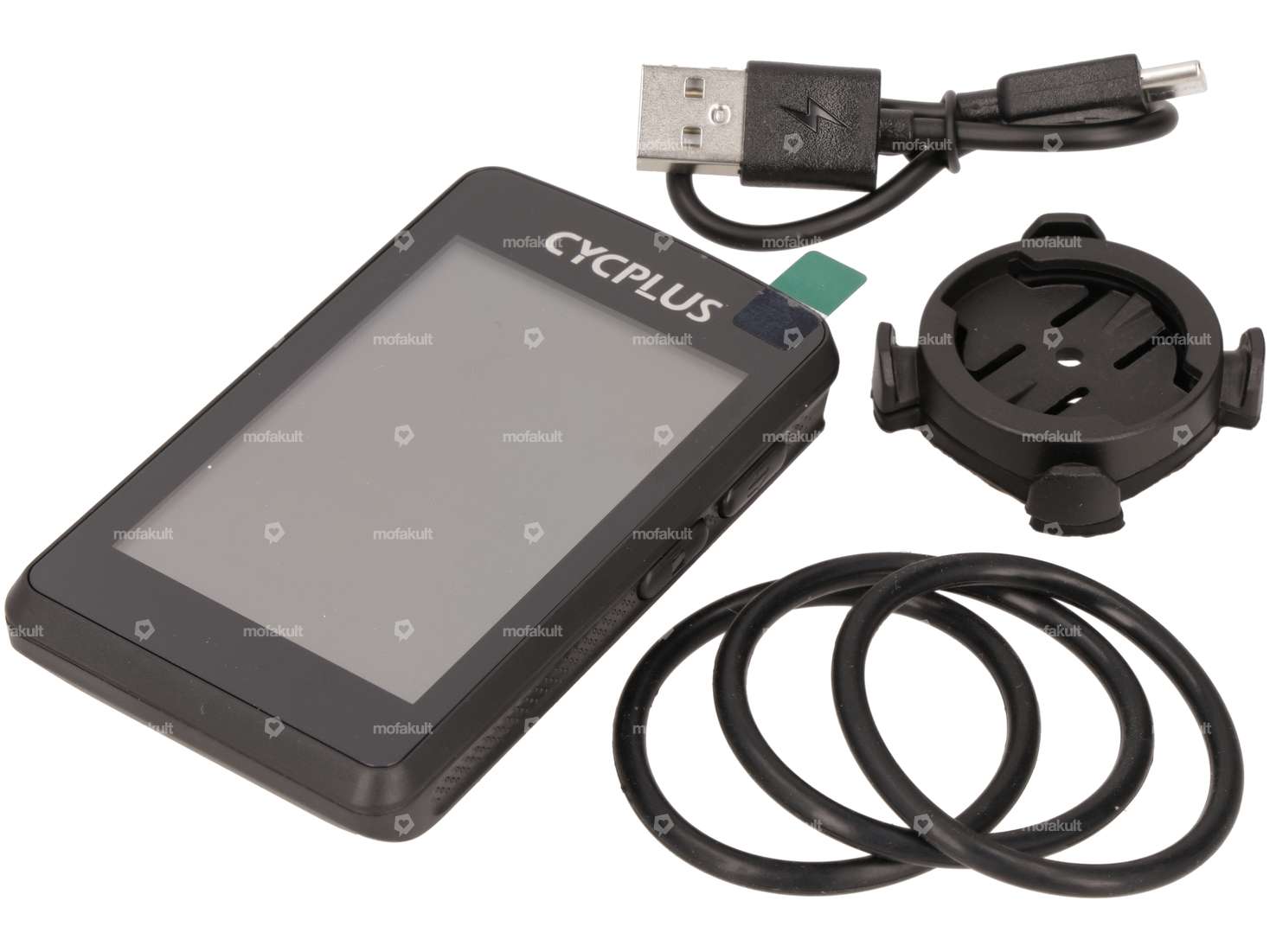 GPS Tacho Computer rechteckig schwarz Carousel Image 1