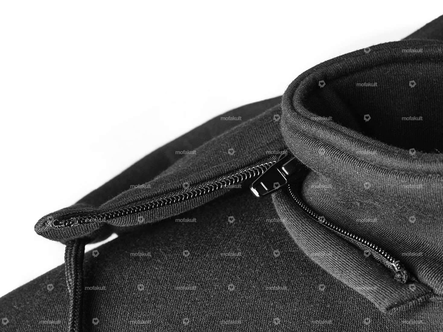 gms Felpa con cappuccio "Grizzly Neo" nero Carousel Image 4