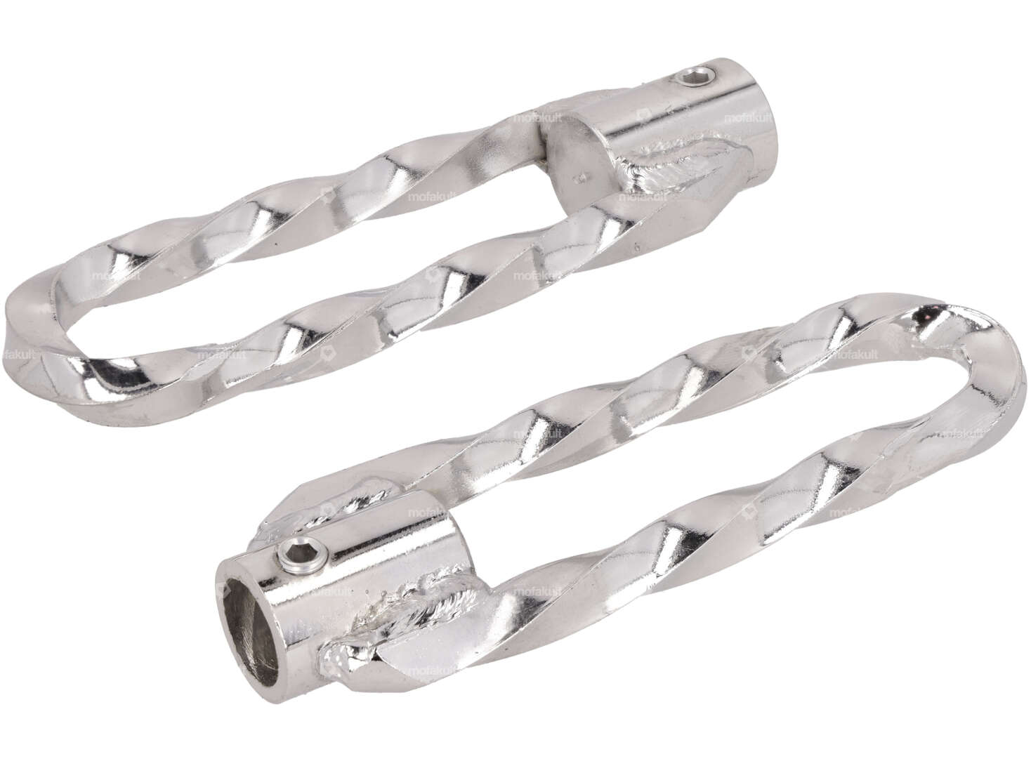 Poggiapiedi a U torniti Carousel Image 1