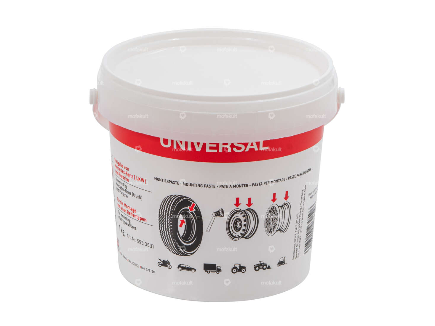 REMA TipTop Pasta per il montaggio dei pneumatici Tip Top 1 kg Carousel Image 1