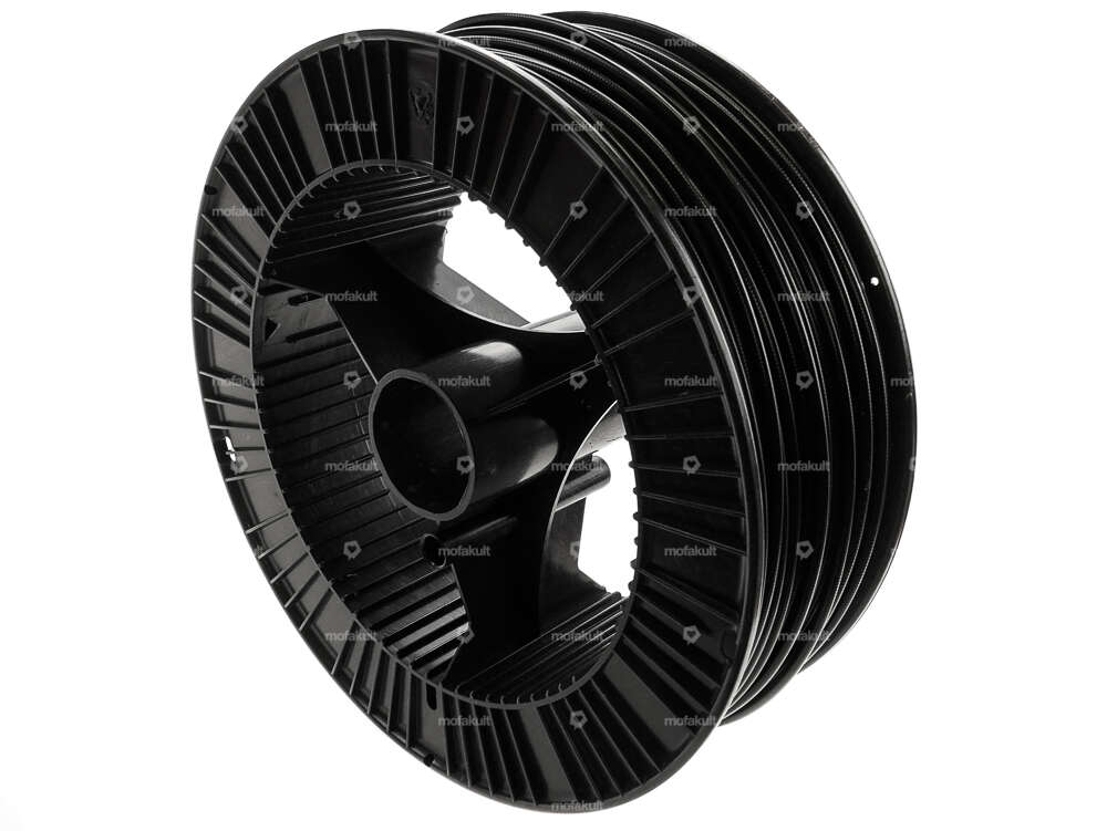 Guaina per cavi Ø 5 mm nera (rotolo da 100 metri) Guaina interna in metallo Carousel Image 1