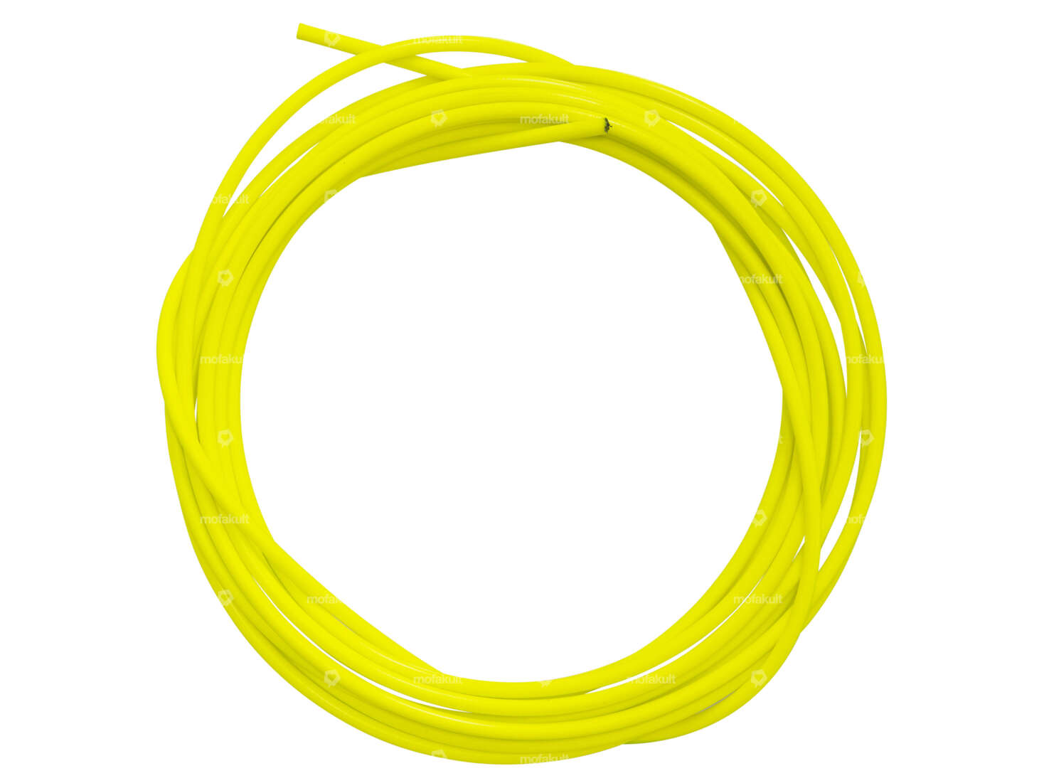 Guaina per cavo Ø 5 mm giallo neon (rotolo da 6 metri) PTFE ingrassato Carousel Image 1