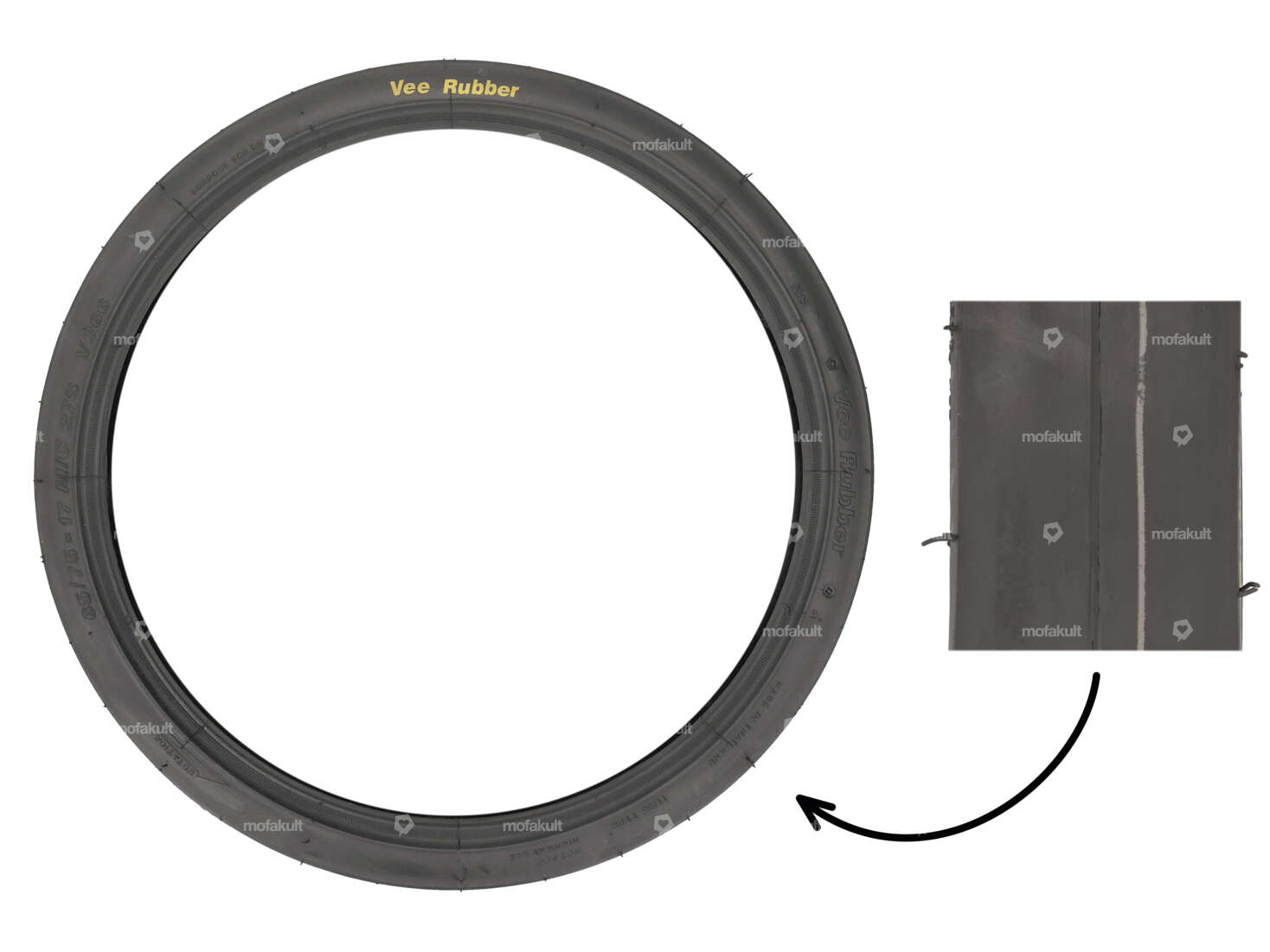 VeeRubber 65/75 x 17" Reifen VRM266 (V2669 DRAKULA Slick Carousel Image 1