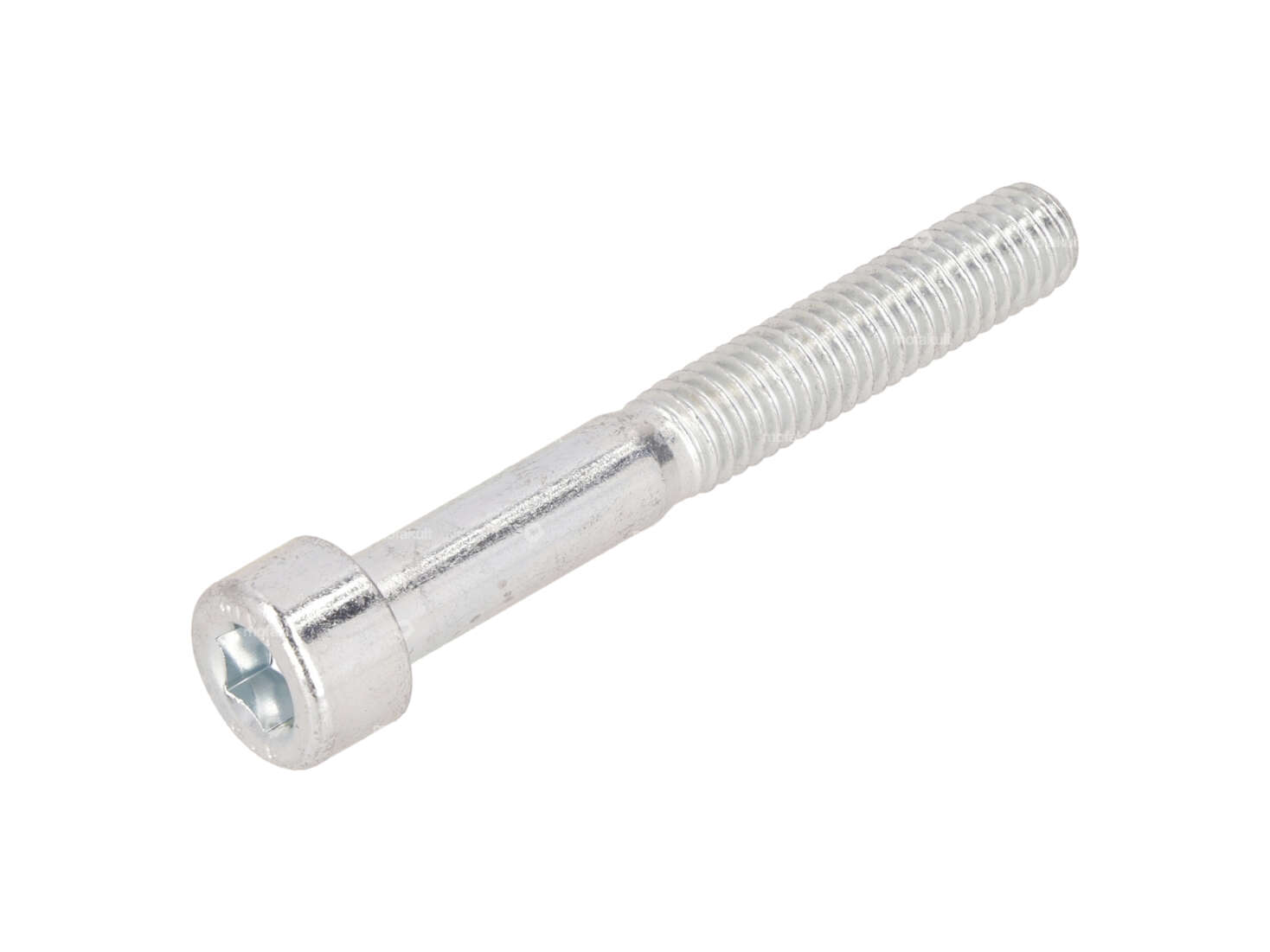 Vite M6x45 a testa cilindrica con esagono incassato, zincata Carousel Image 1