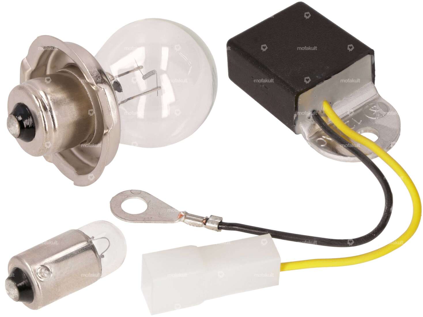 Set di lampadine 6V (P26) con regolatore di tensione Leonelli | Puch Carousel Image 1