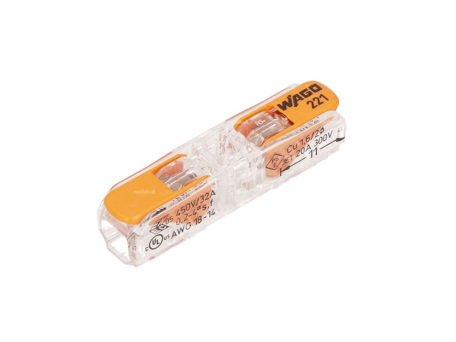 Connettore passante WAGO 4 mm con leva Carousel Image 1