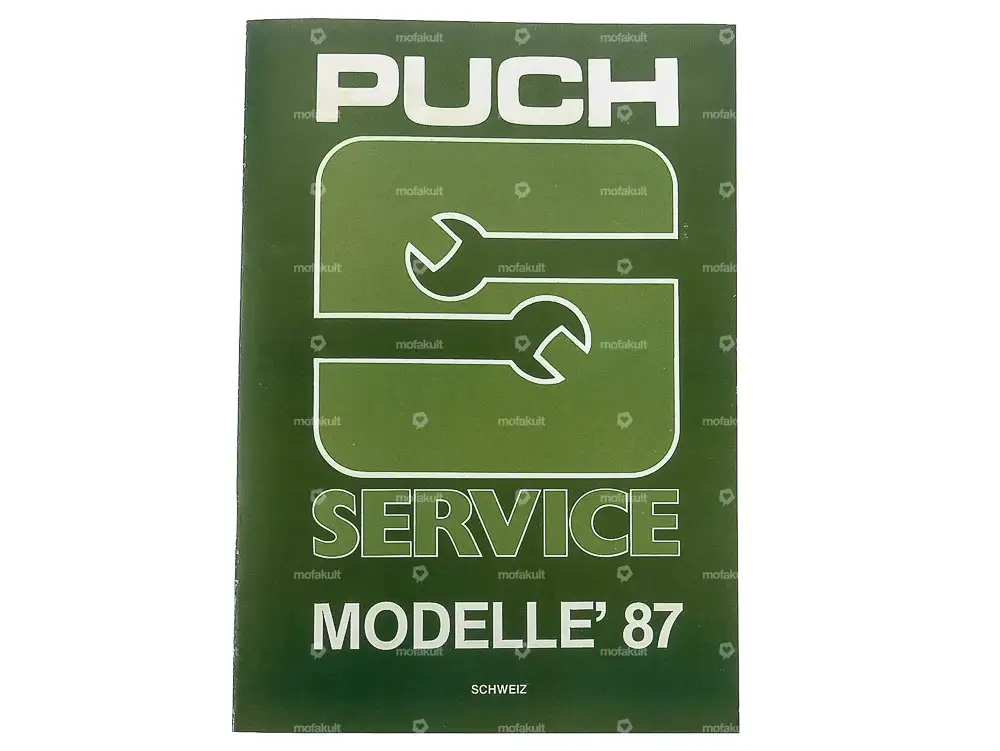 Libro Di Servizio Puch Modelli 87 Mofakult