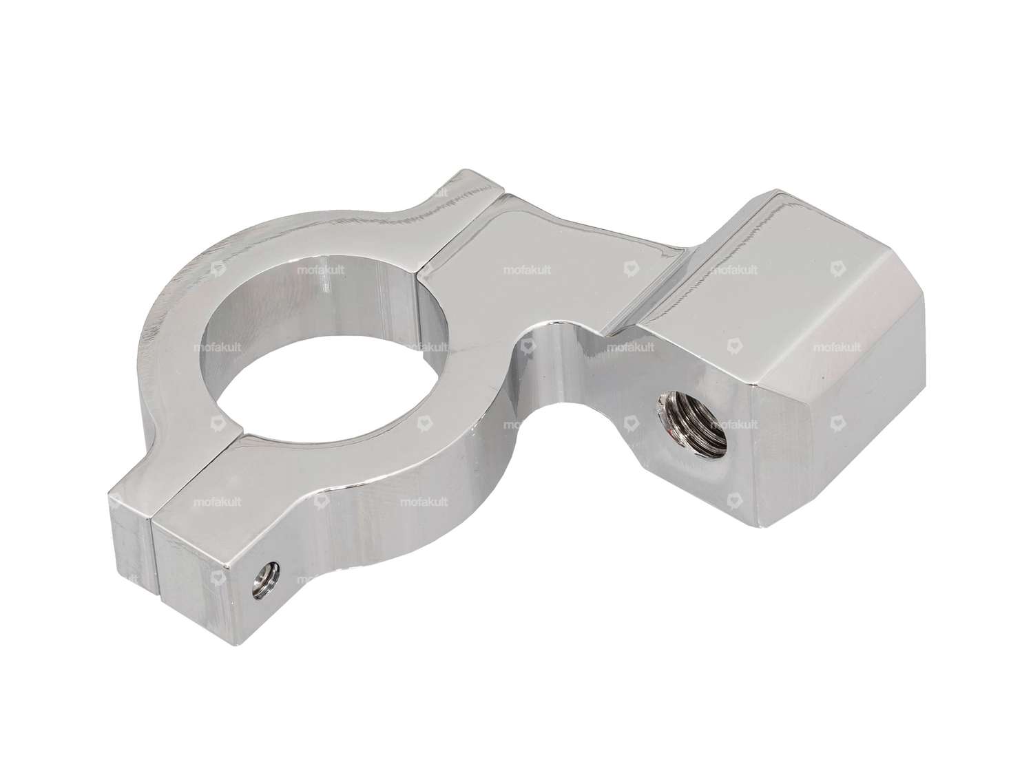 Staffa per specchio M8 alluminio cromo Carousel Image 2