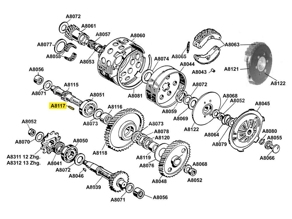 Keil Motor Beta 521 & 512 (A8117) Carousel Image 2