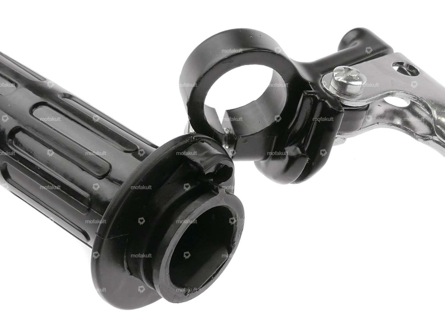 Manopola dell'acceleratore Oldschool nera Carousel Image 4