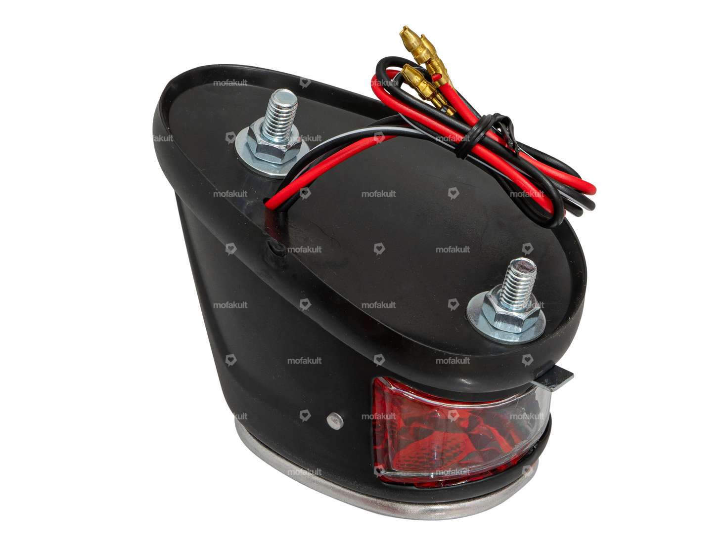 Fanale posteriore GPO Classic nero opaco Carousel Image 3