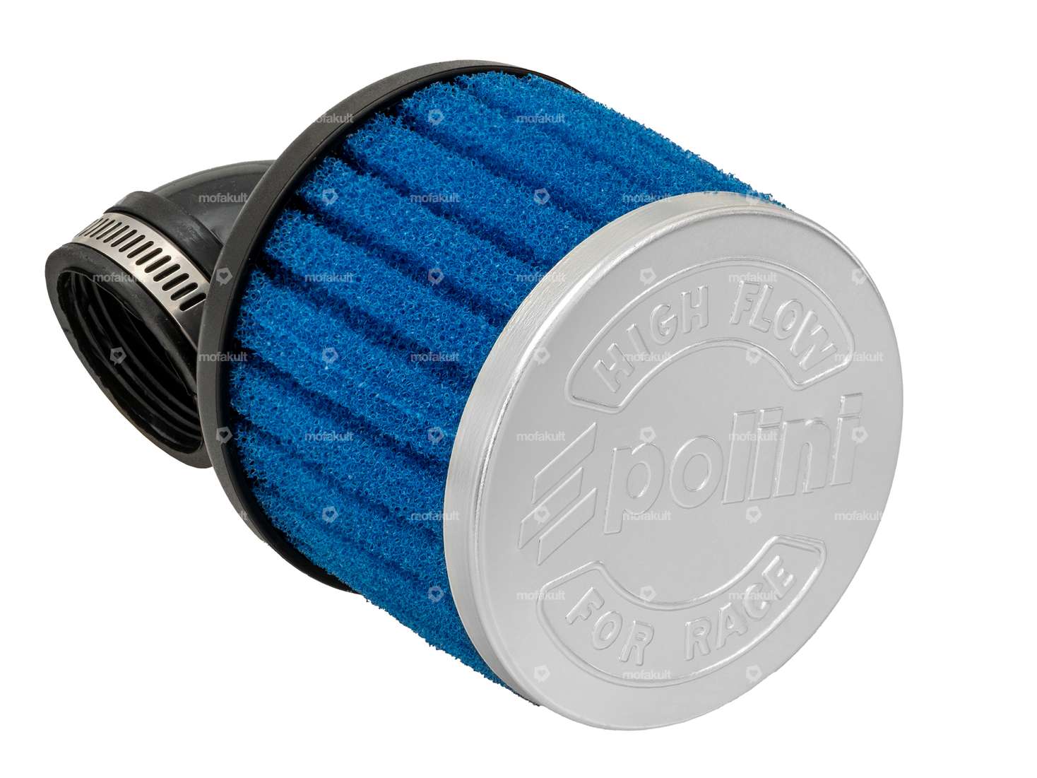 Filtro aria Polini Ø 34 mm schiuma 90° PHBG grande Carousel Image 2