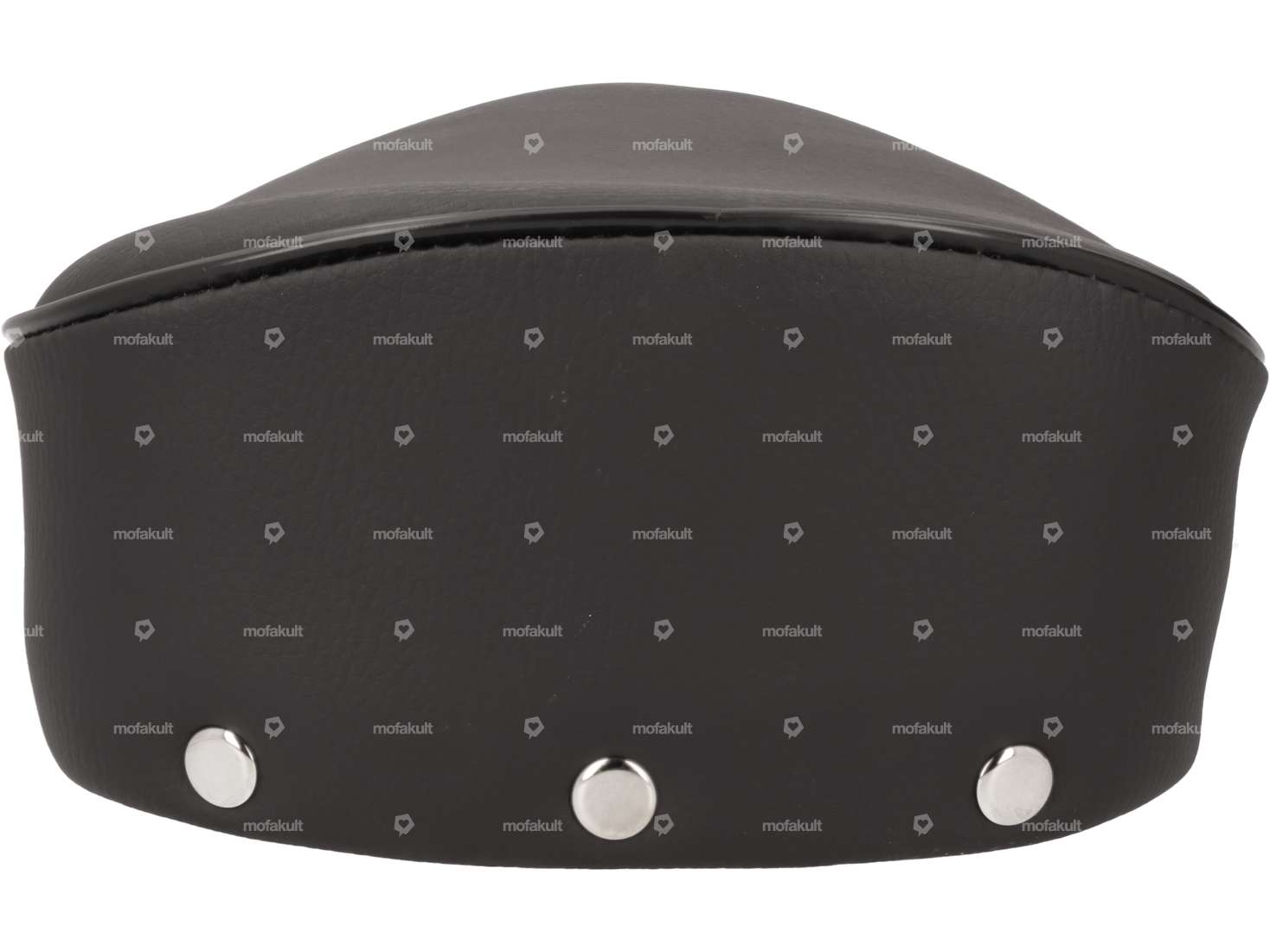 Panchina con rivetti non sospesi in nero Carousel Image 3