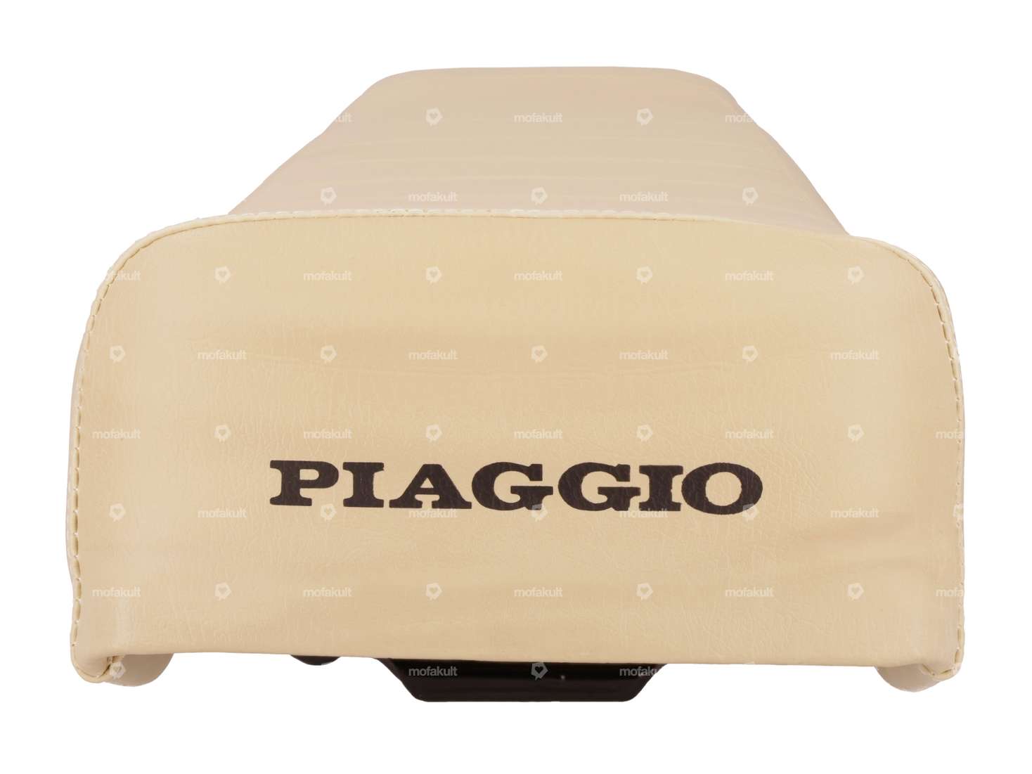 Sitzbank «ciao» beige / rot NOS | Piaggio SI Carousel Image 3