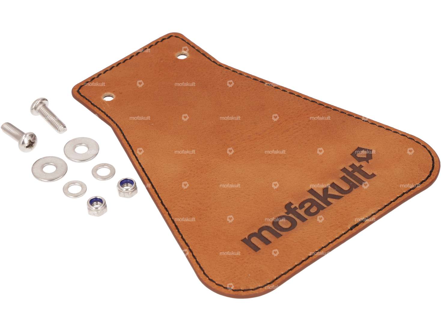 66HEROES Paraspruzzi "mofakult" in pelle stretta Carousel Image 2