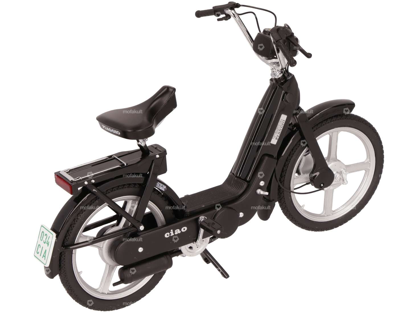 Vespa Piaggio Ciao black miniature model 1:10 (1A-quality) Carousel Image 2