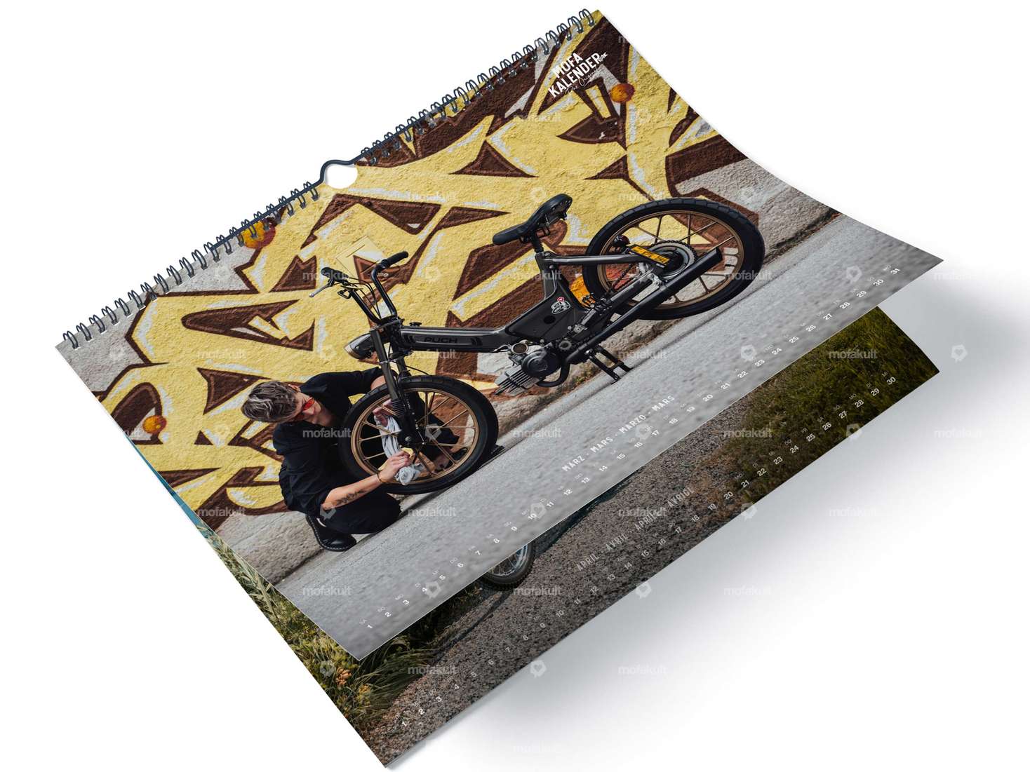 2025 Calendario dei ciclomotori "originali Carousel Image 2