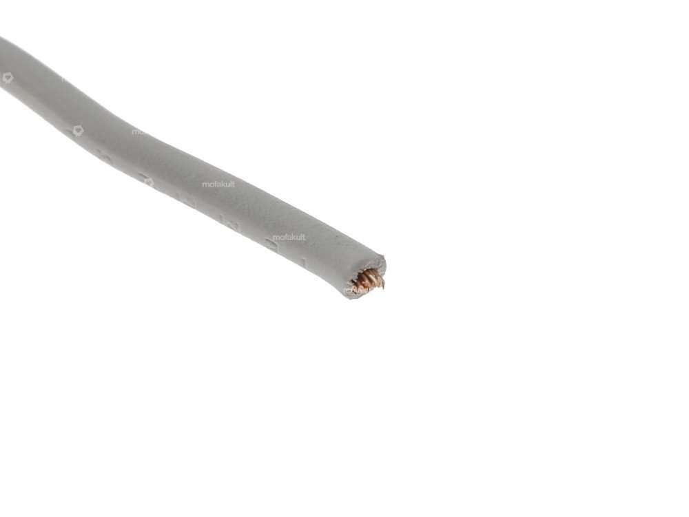 Power cable 1-core grey 0.75mm² (per meter) Carousel Image 2